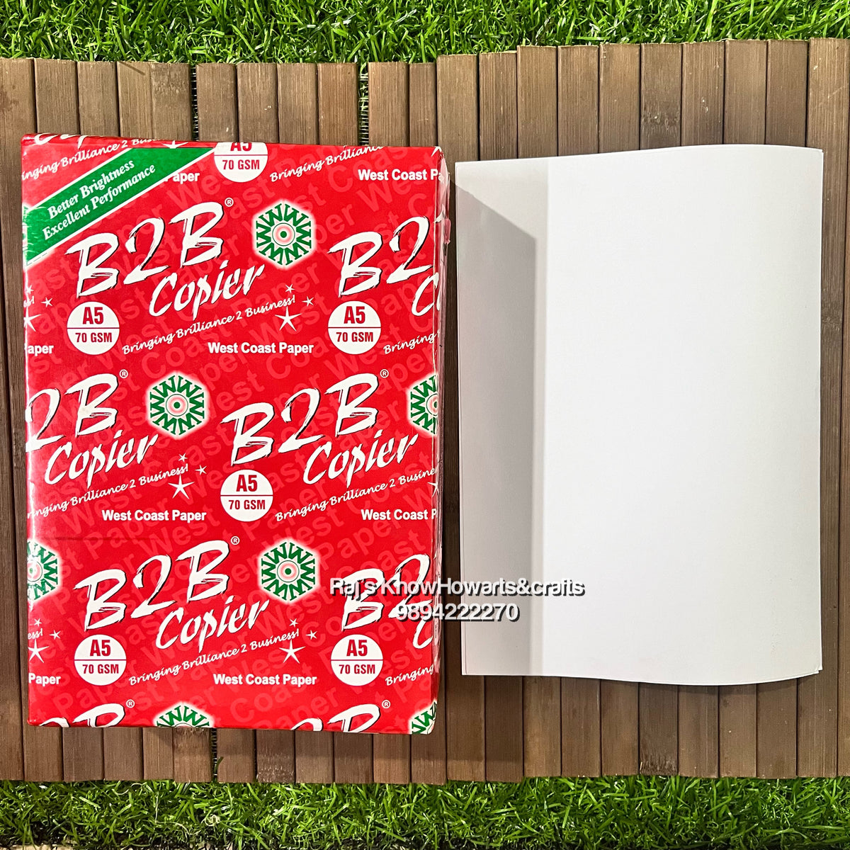 A5 paper 70 GSM 500 sheets b2b copier-B2B5 – KnowHowArtCraft