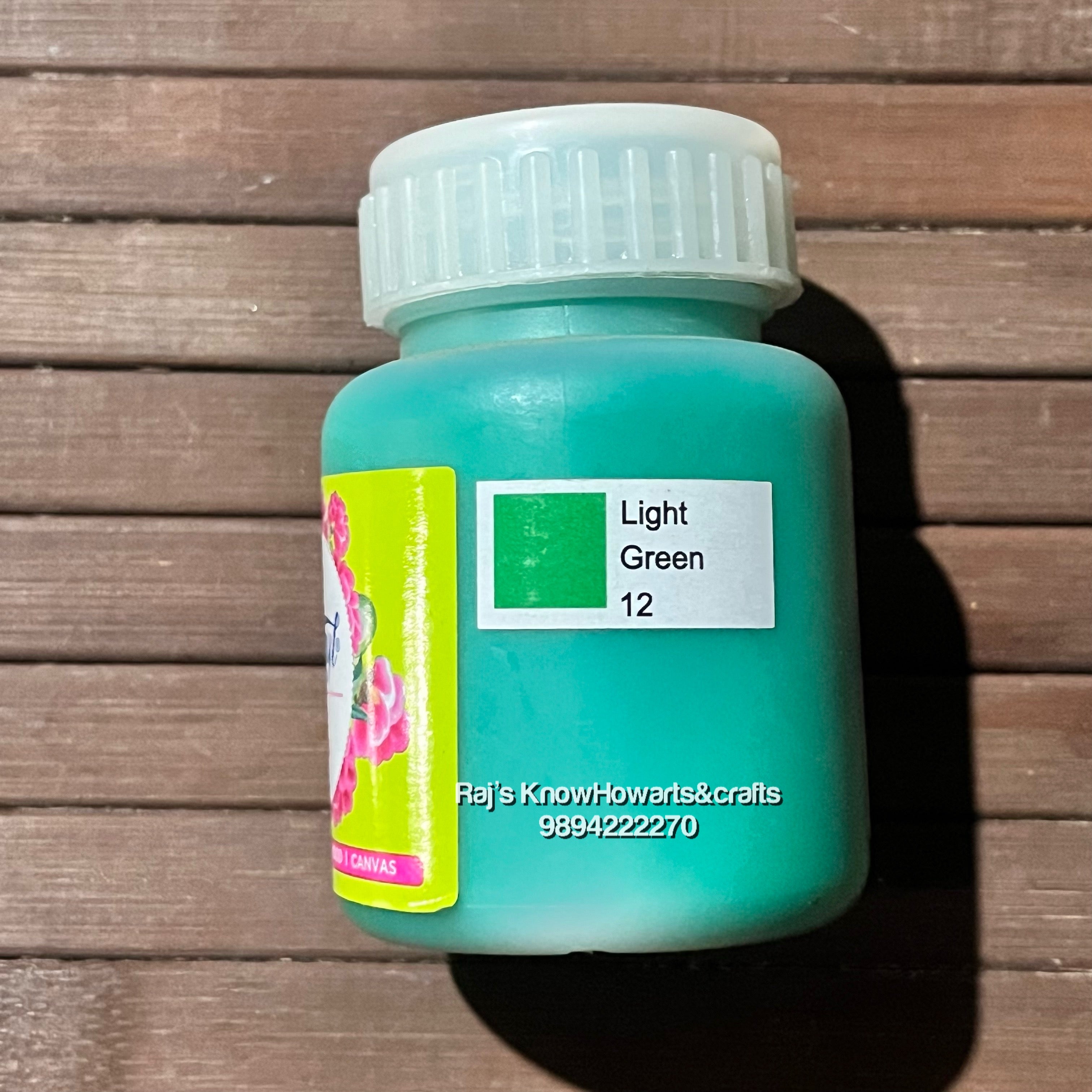 Light Green 100ml fevicryl Acrylic color -1 bottle