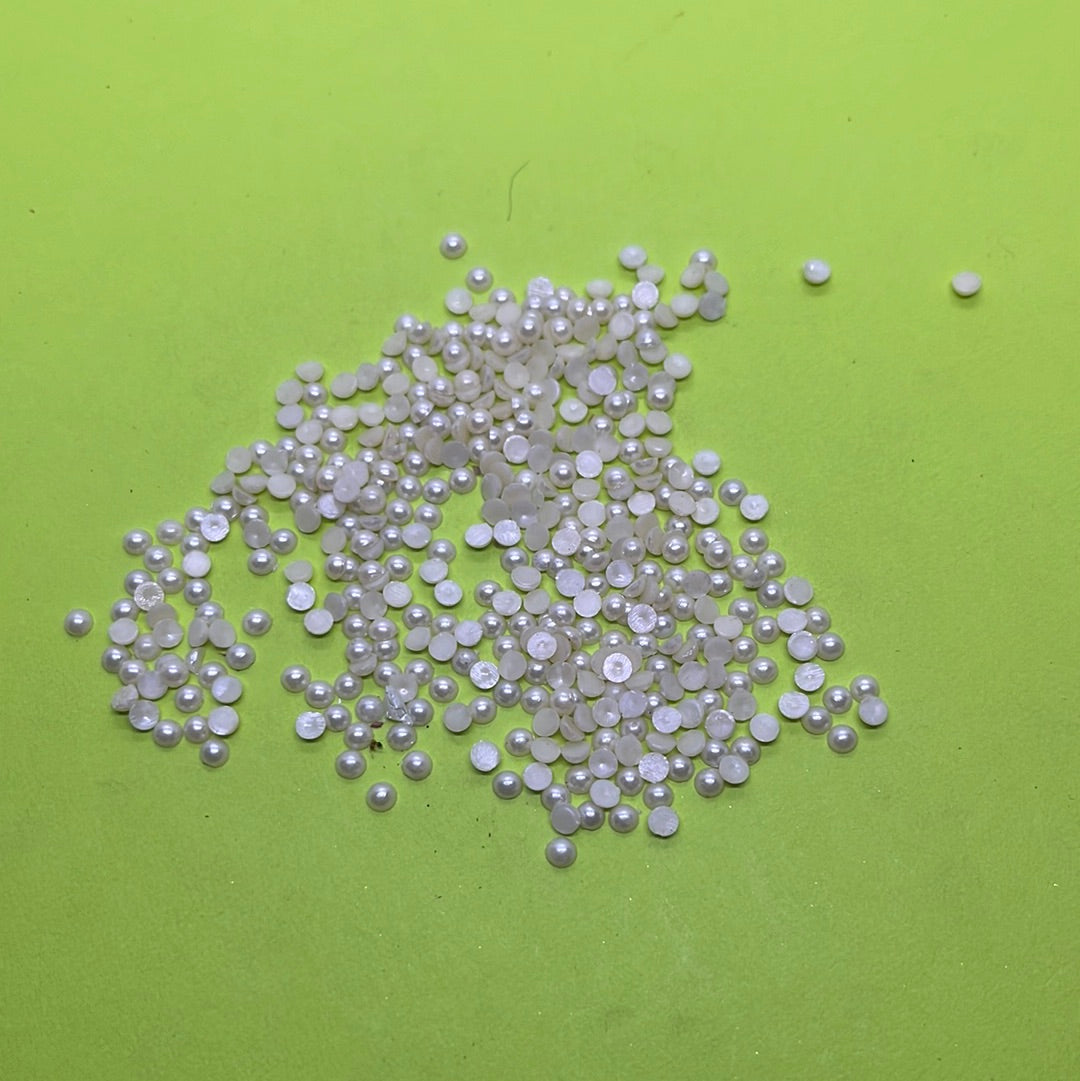 2mm Round Small Plastic Pearl 25g