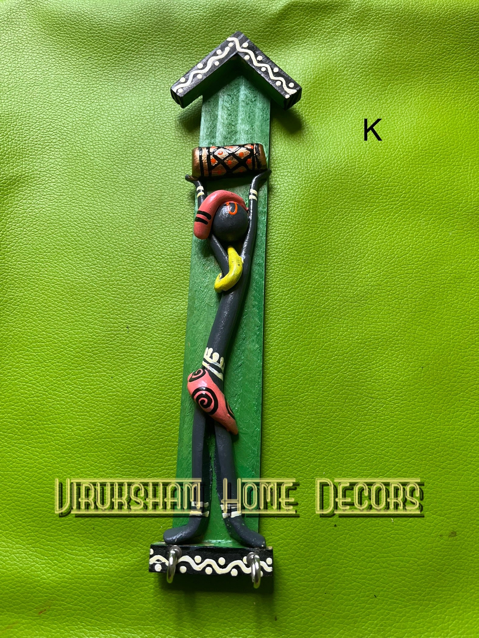 Tribal Keyring Holder Art WSKH 506 approximately 2*8 inches - K