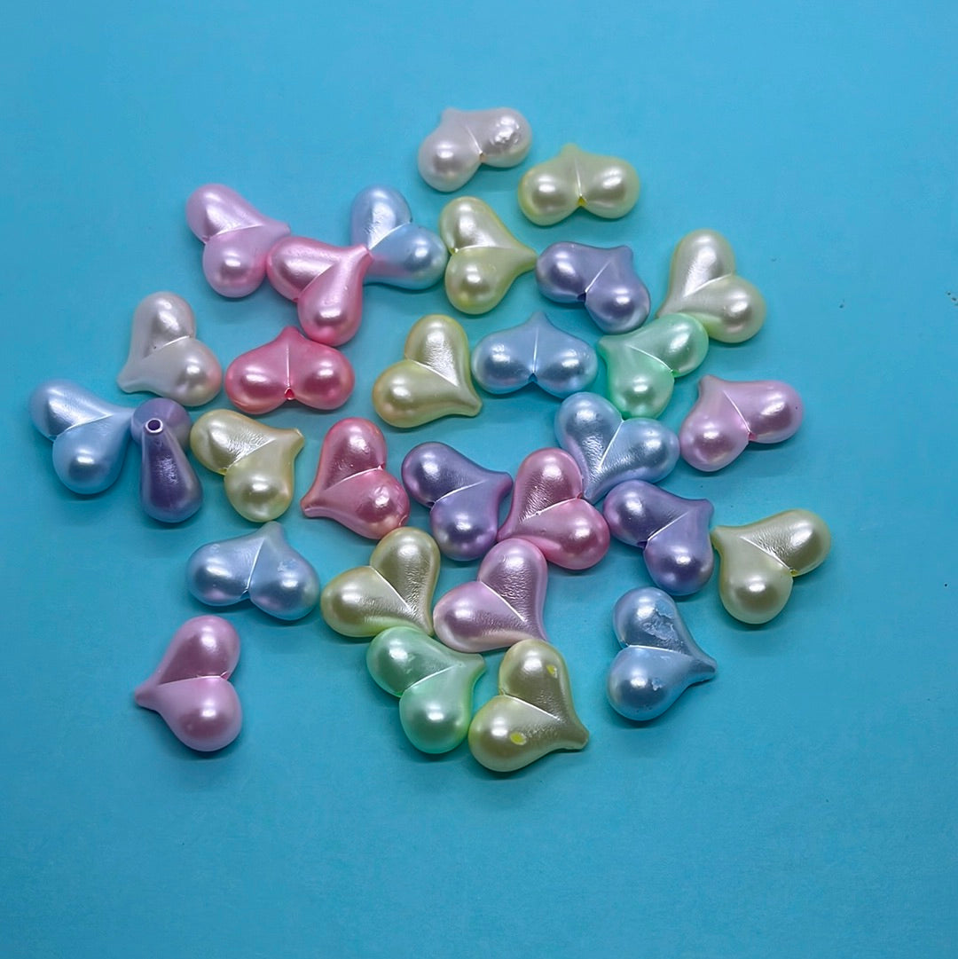 Pastel color design beads -50g 2