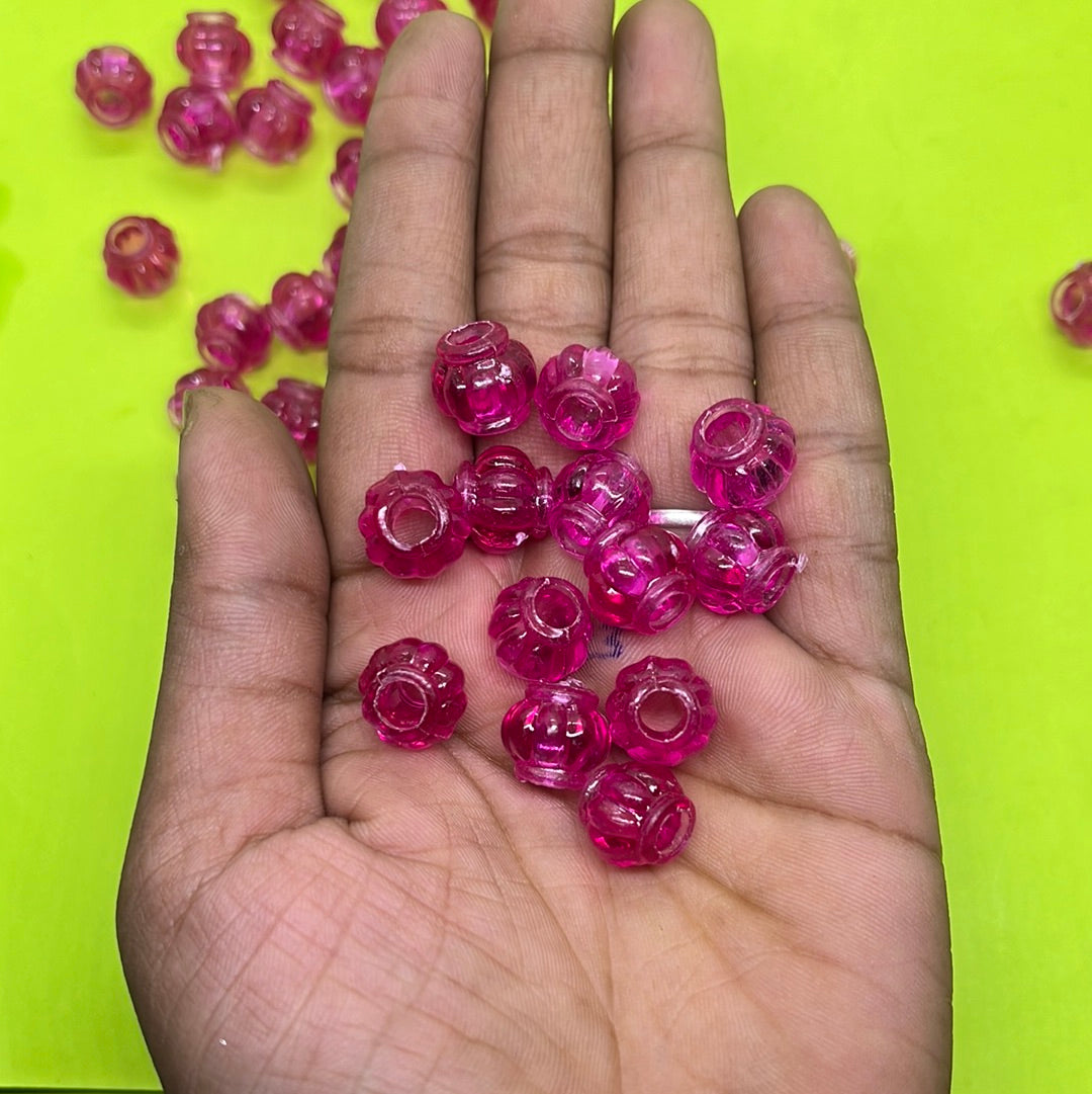 Acrylic stone beads -100g 2