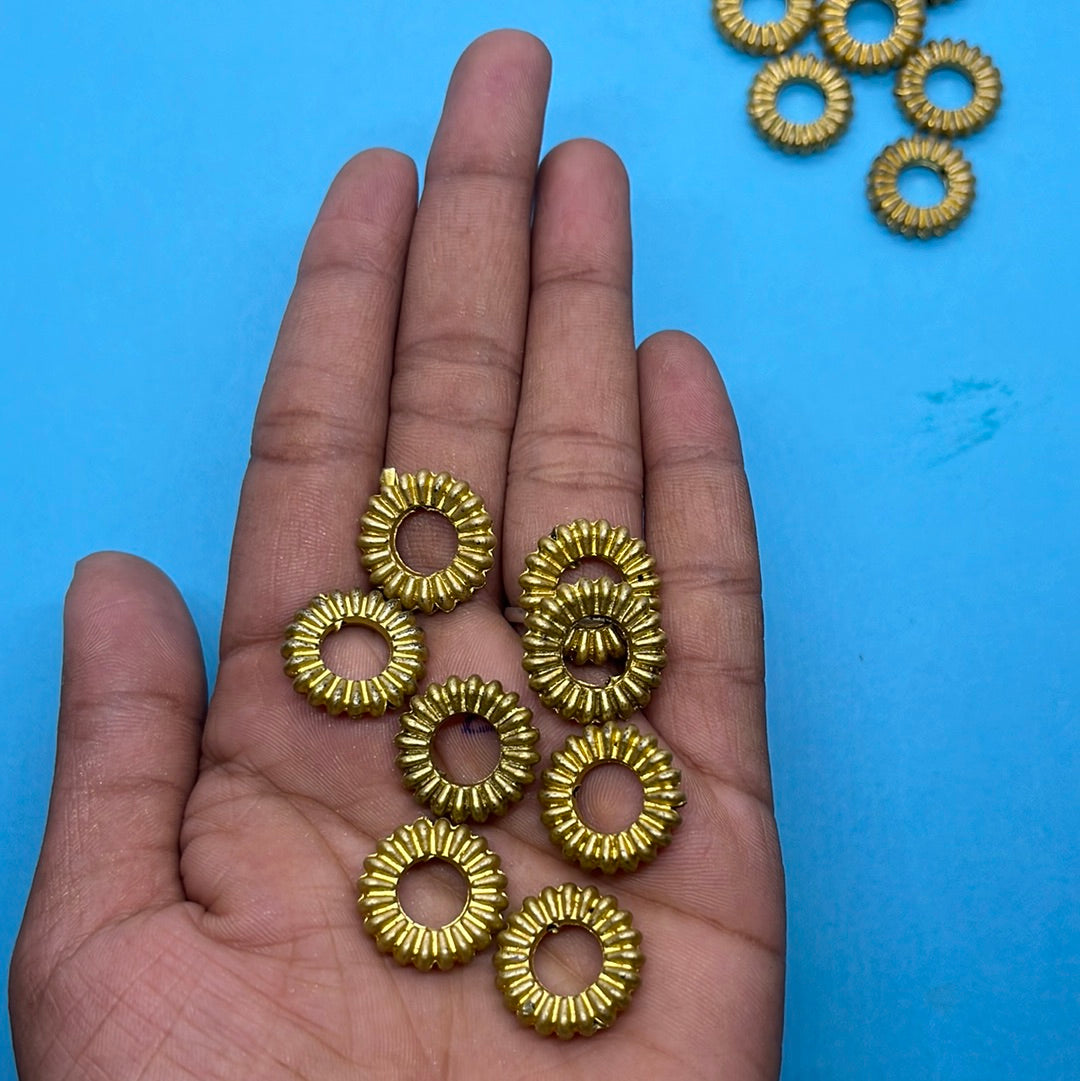 Antique gold beads  more than 25pc
