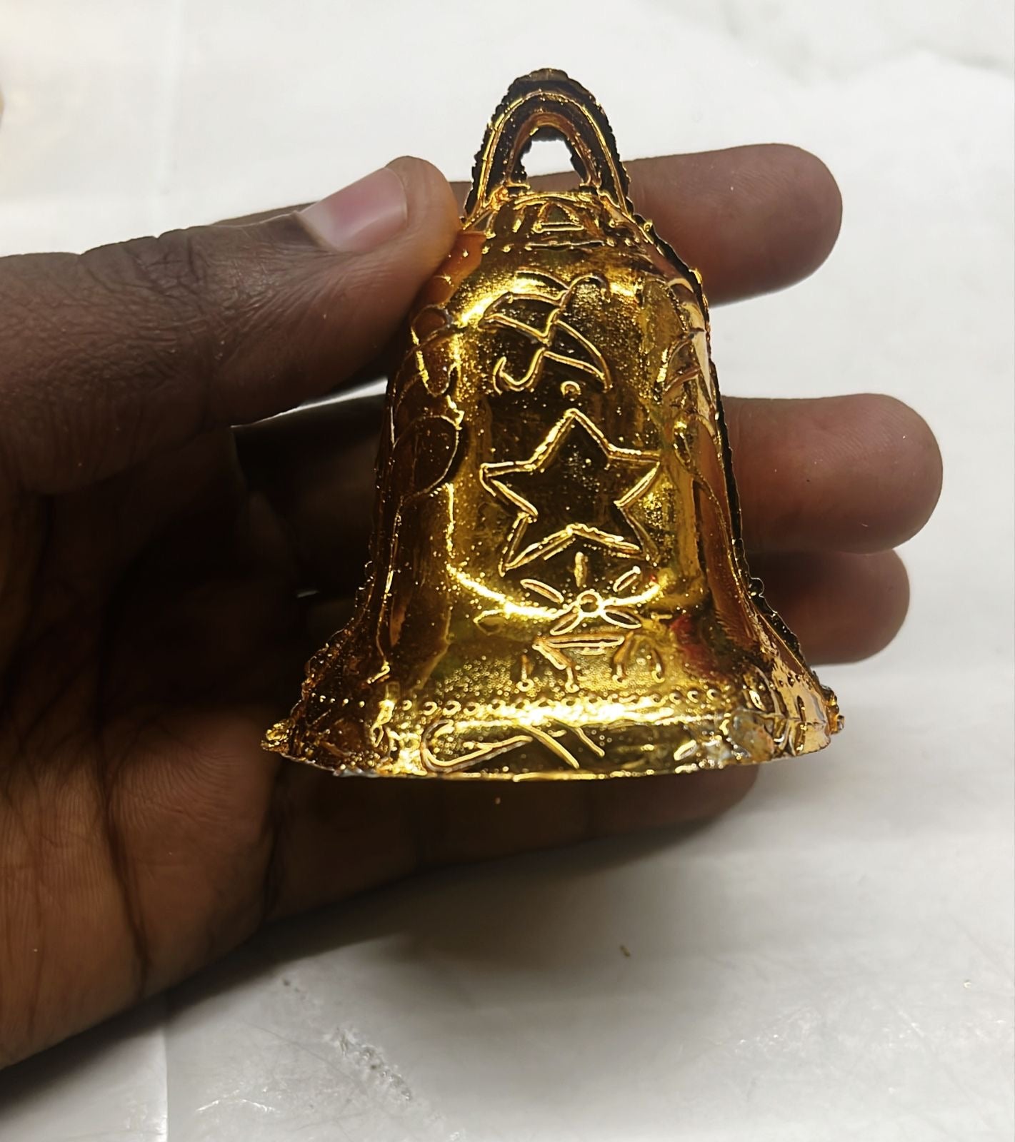 Golden acrylic bell full difference size available