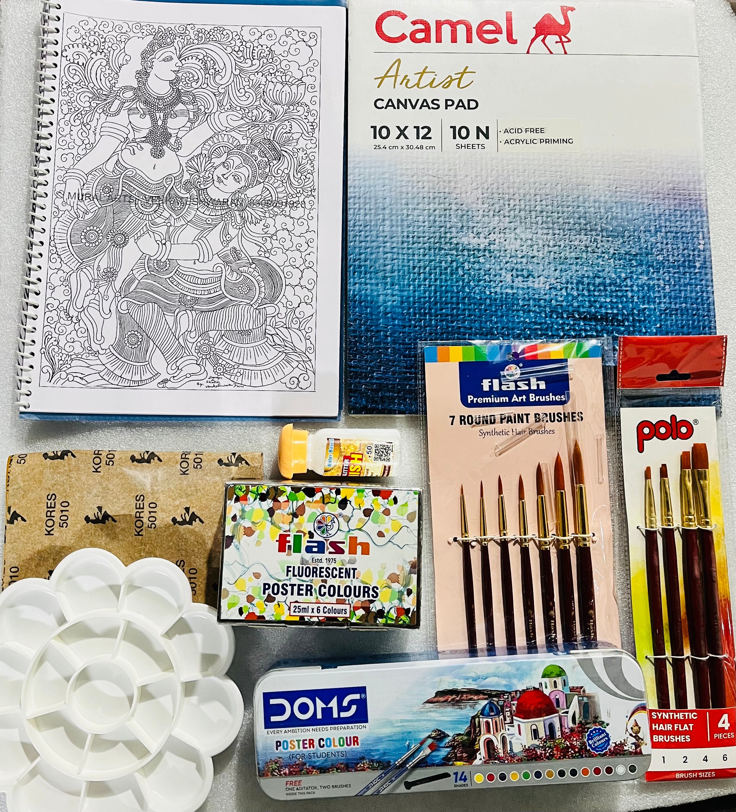 10 Kerala mural making kit