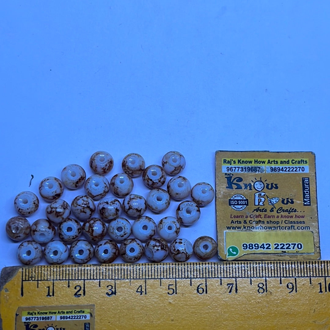 4mm round small beads 50g in a pack