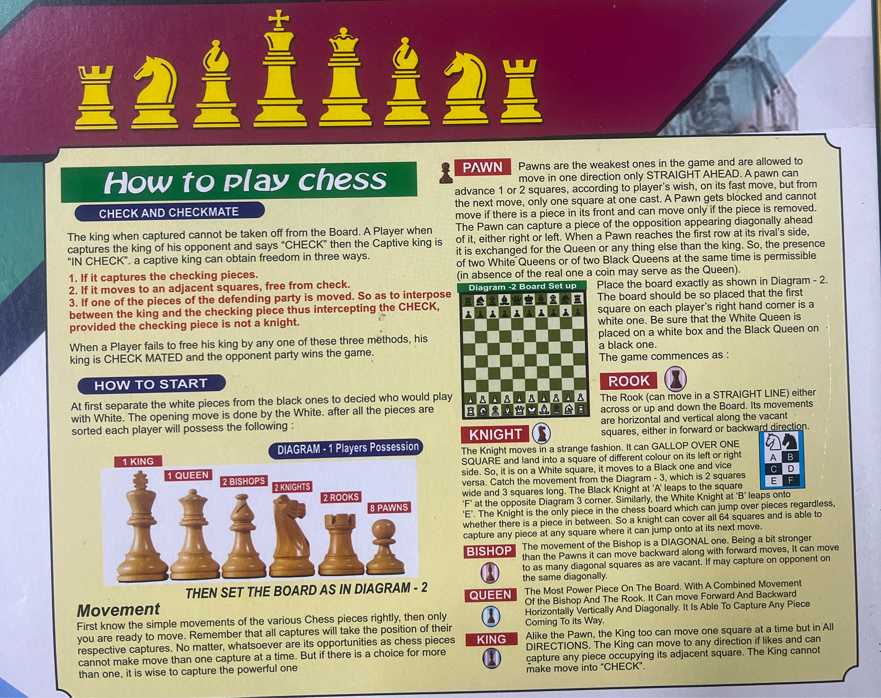 Chess & Snakes Ladders