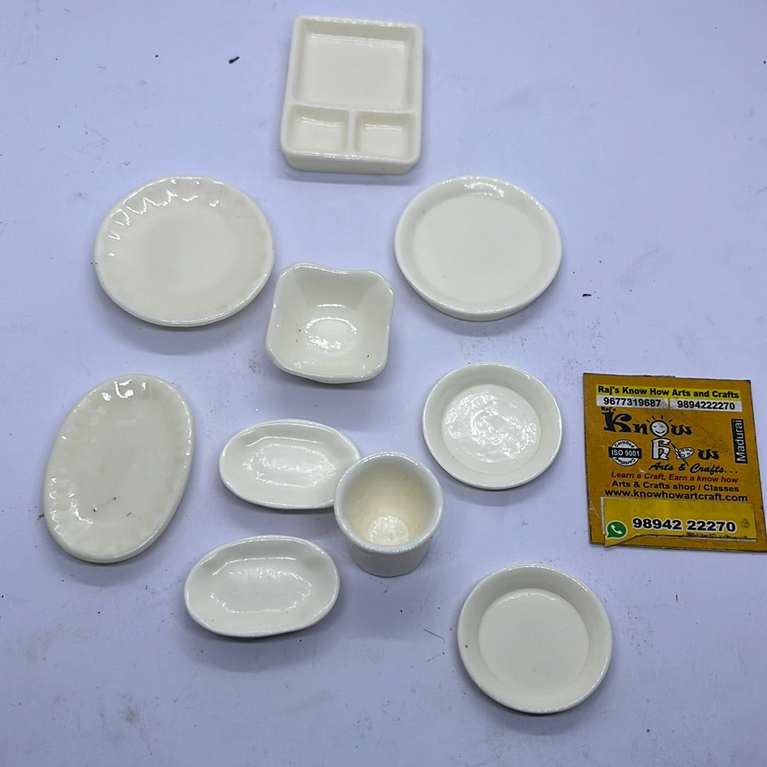 10pcs Mini Trays plates