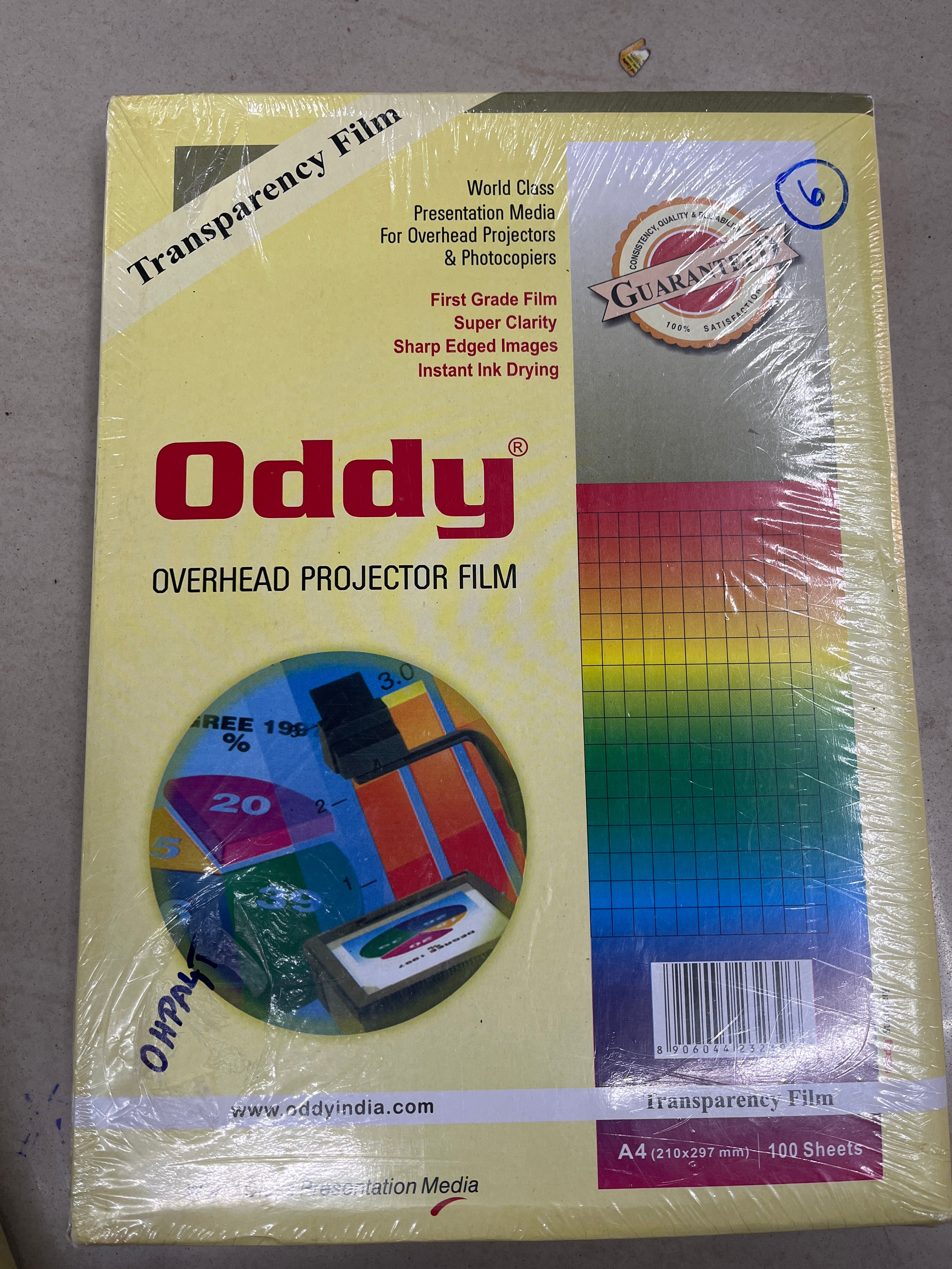 175 micron thick ohp sheet