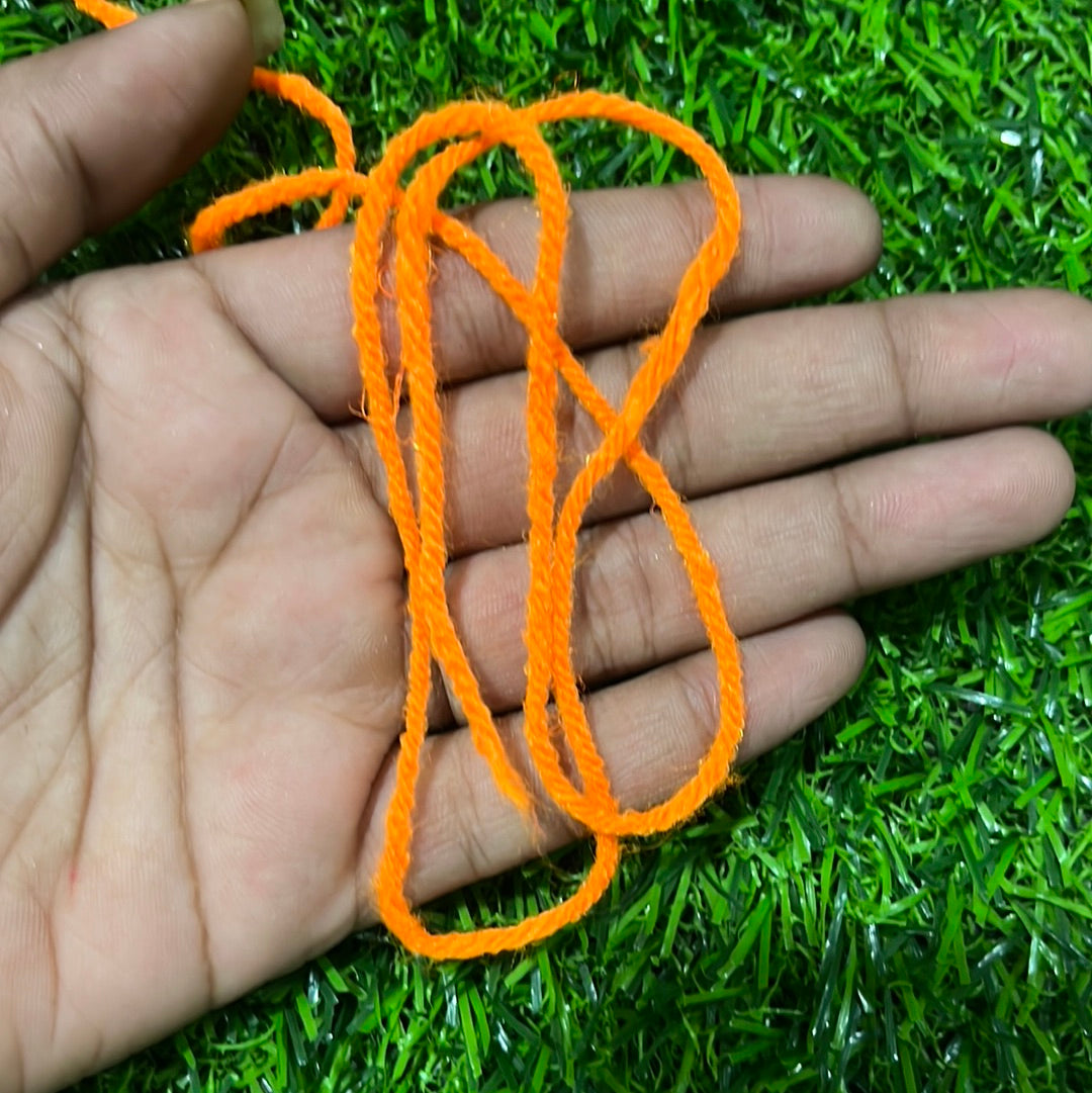 Orange Woolen thread