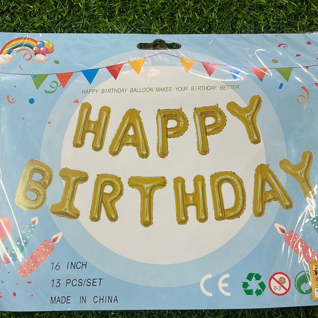 Happy Birthday Balloon makes your birthday better 13pcs /set