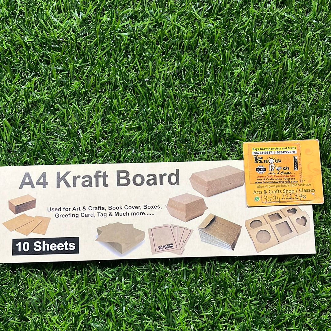 A4 Kraft board 10 sheets 250 GSM