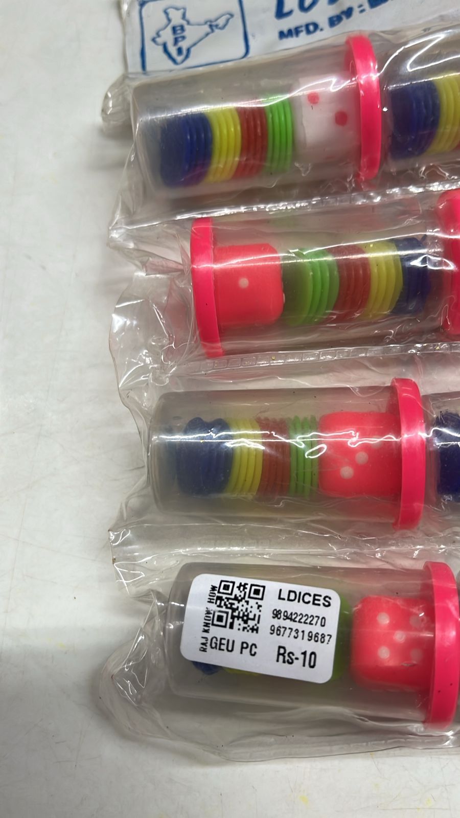 LUDO DICE SET SET OF 3-LDICES