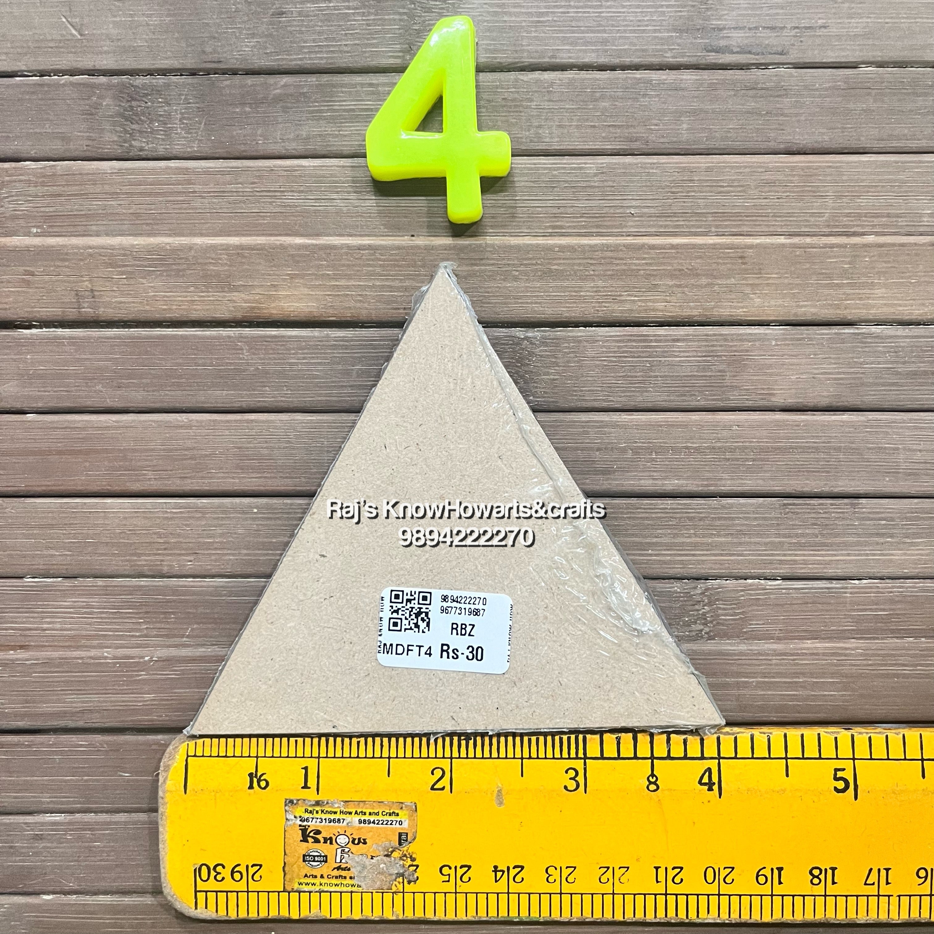 MDF Triangle 4 inch