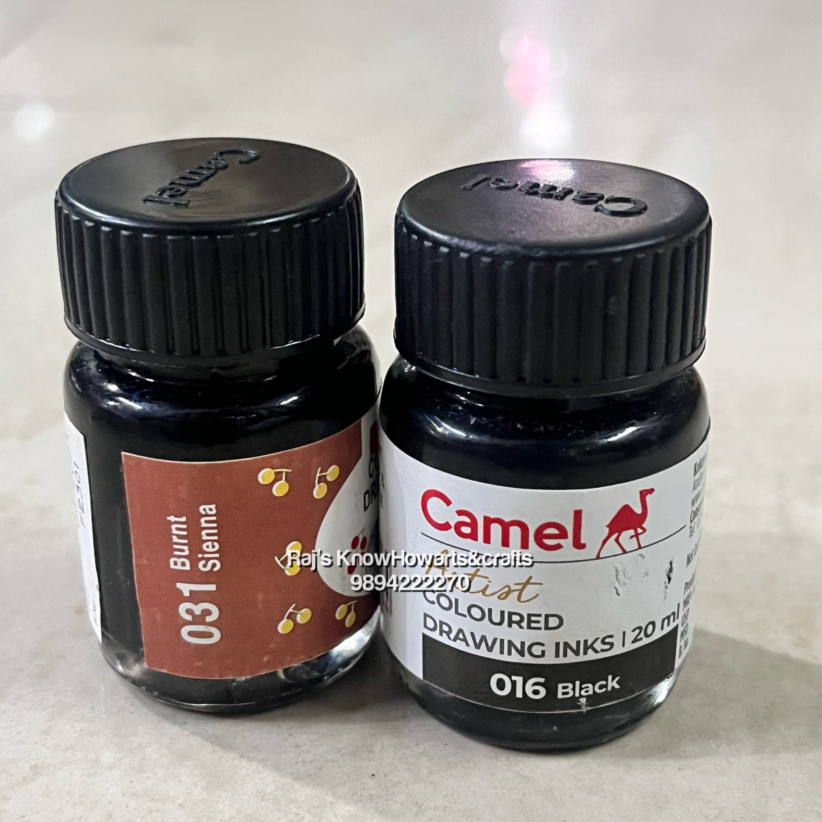 Camel Drawing Ink - 4pc set – KnowHowArtCraft