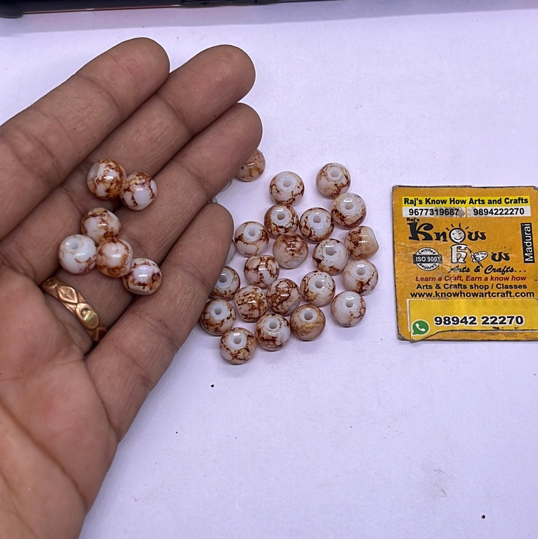 4mm round small beads 50g in a pack