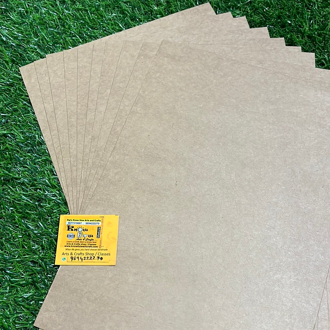 A4 Kraft board - 10 sheets