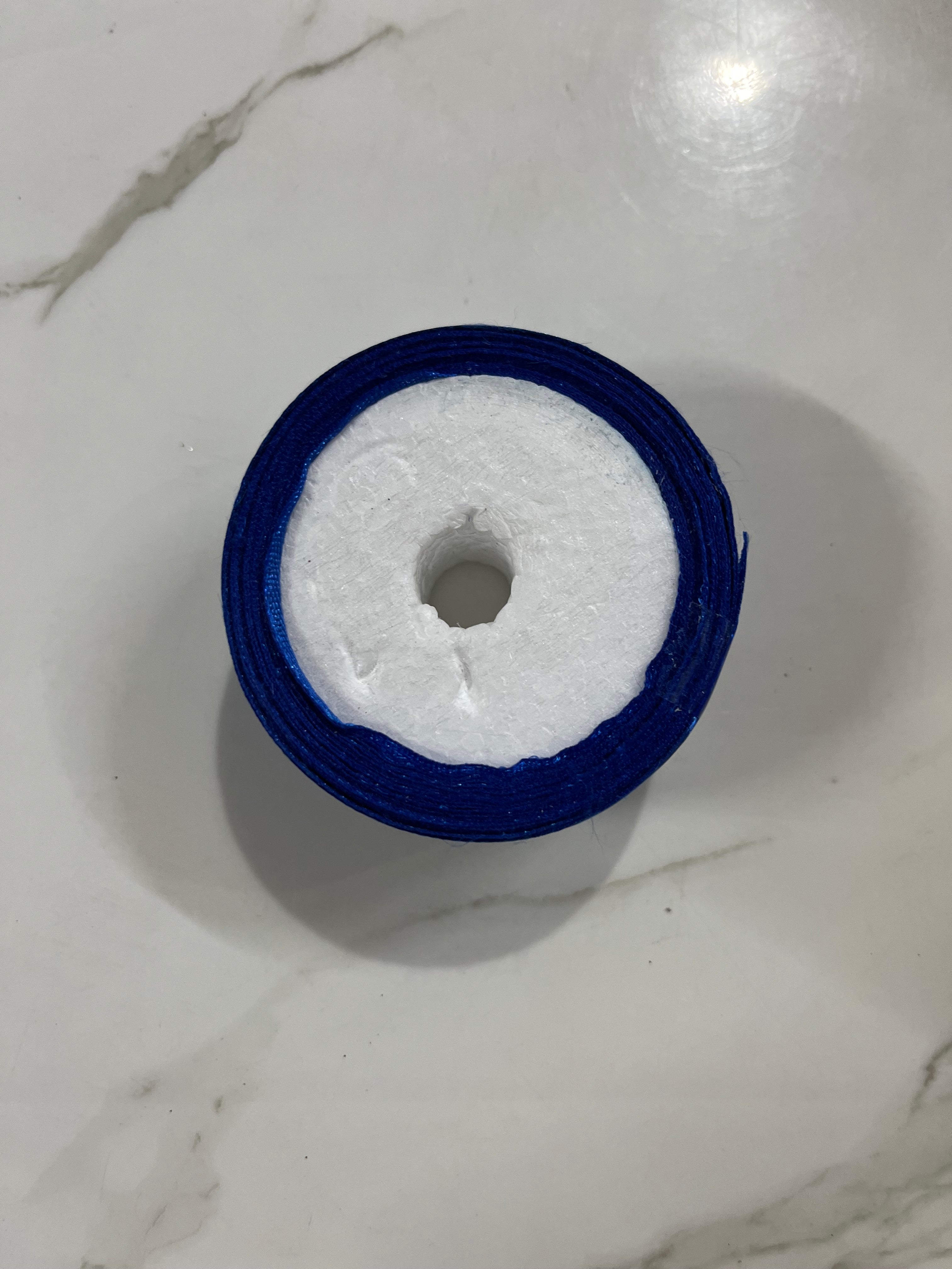 Satin ribbon-dark Blue 1 inch