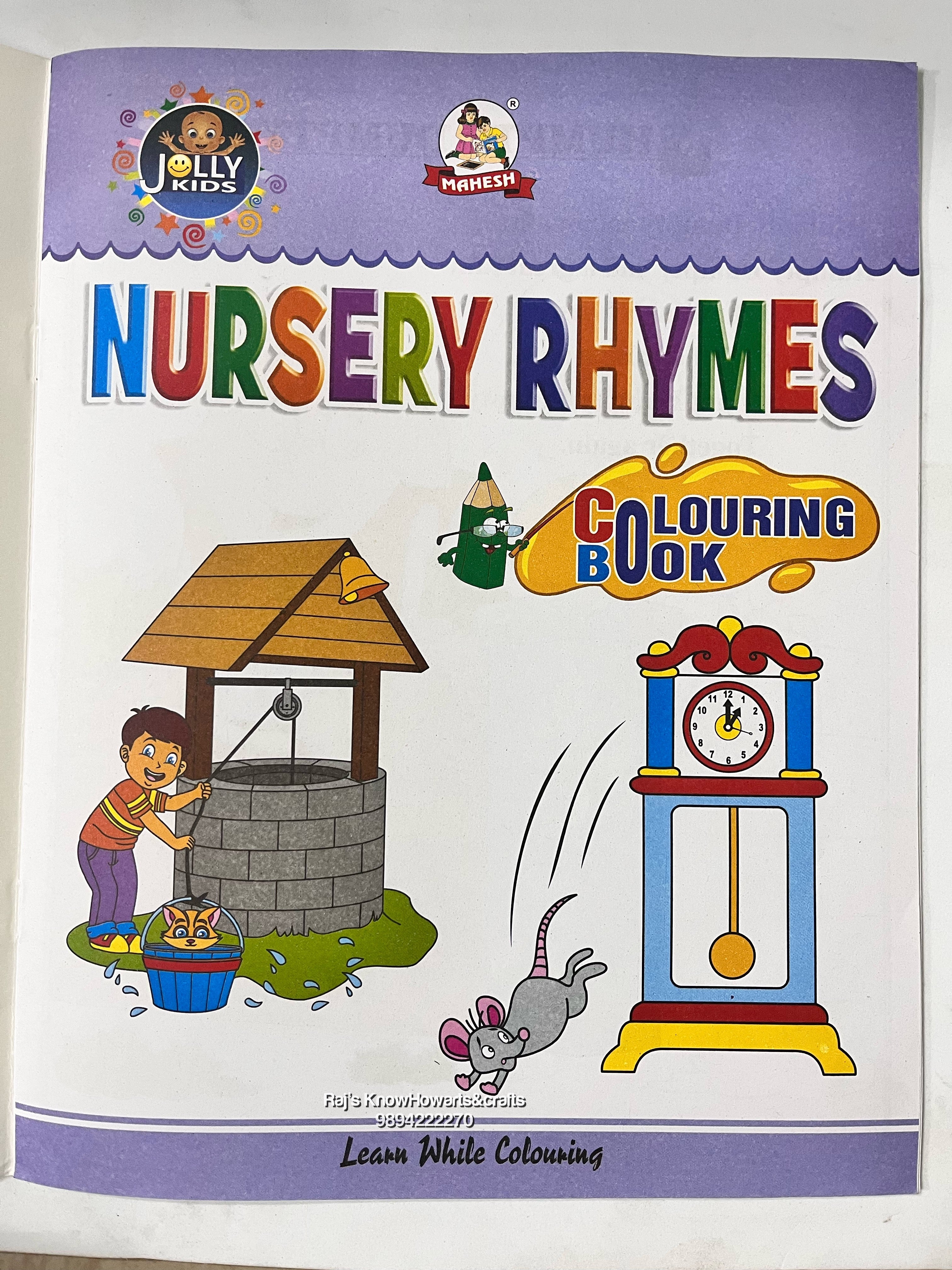 Nursery Rhymes Colouring Book