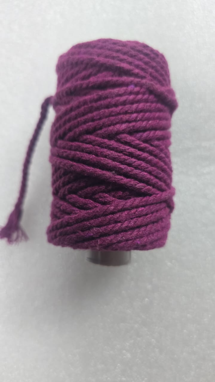 4mm cotton crochet thread VIOLET