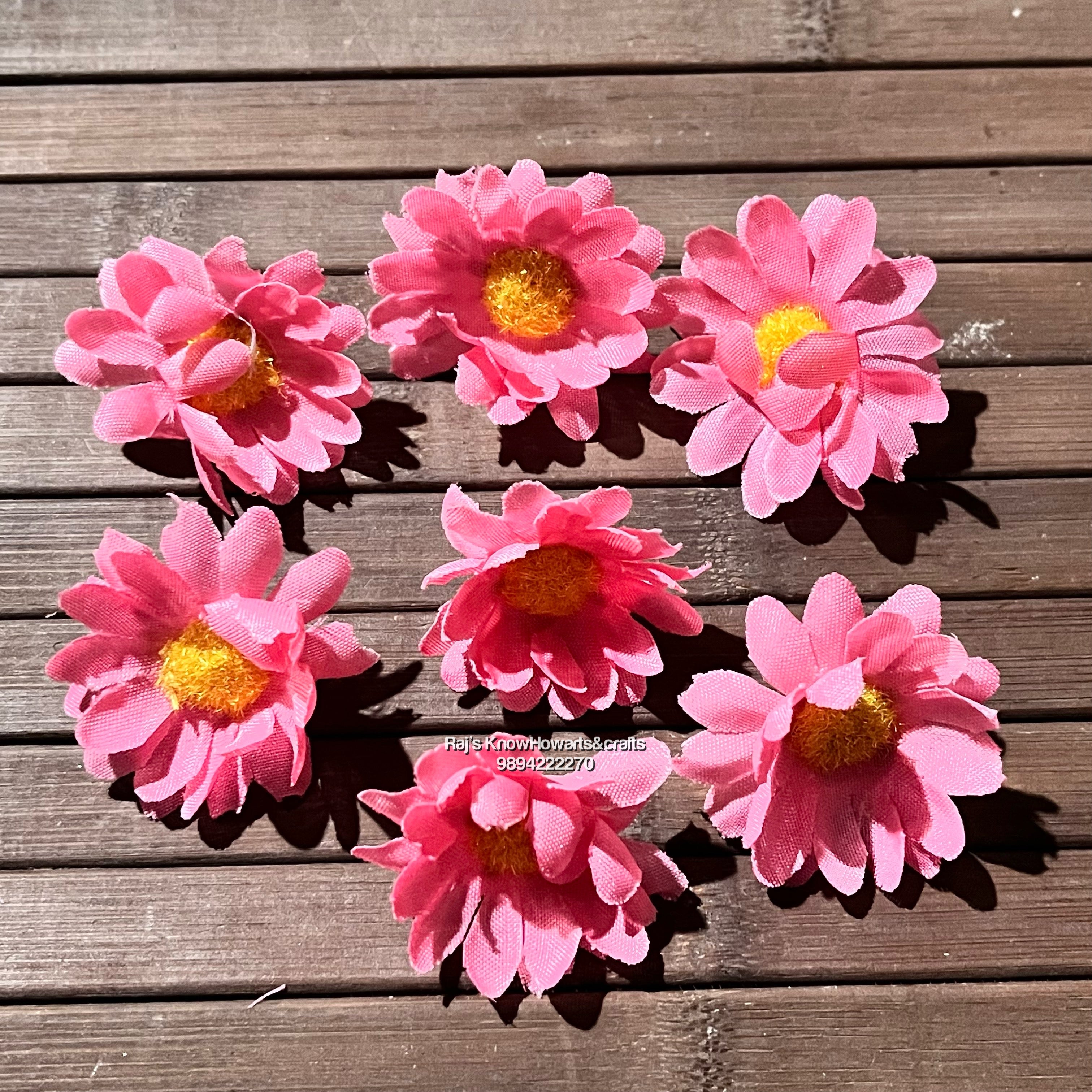 Daisy Flower pink - 10 piece in a Pack