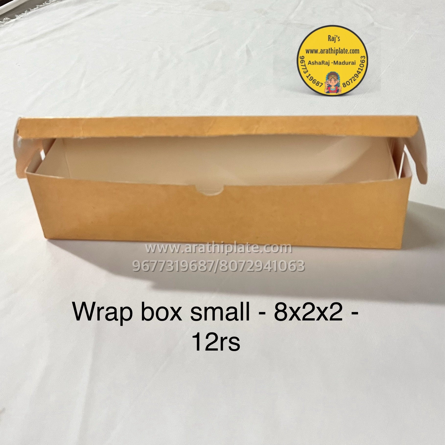 Wrap box small 8x2x2-25 pieces