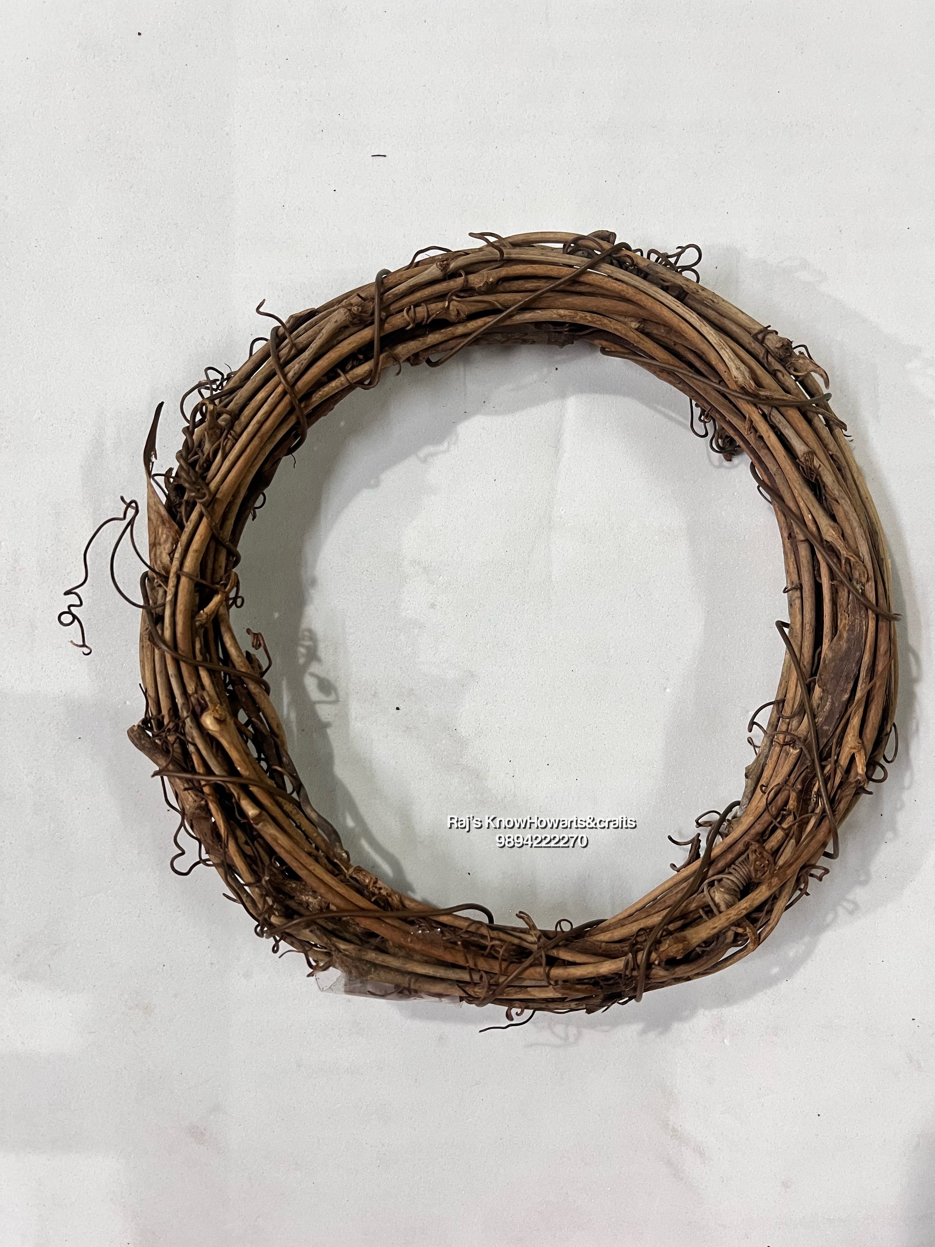 Bamboo Brown wreath 6”