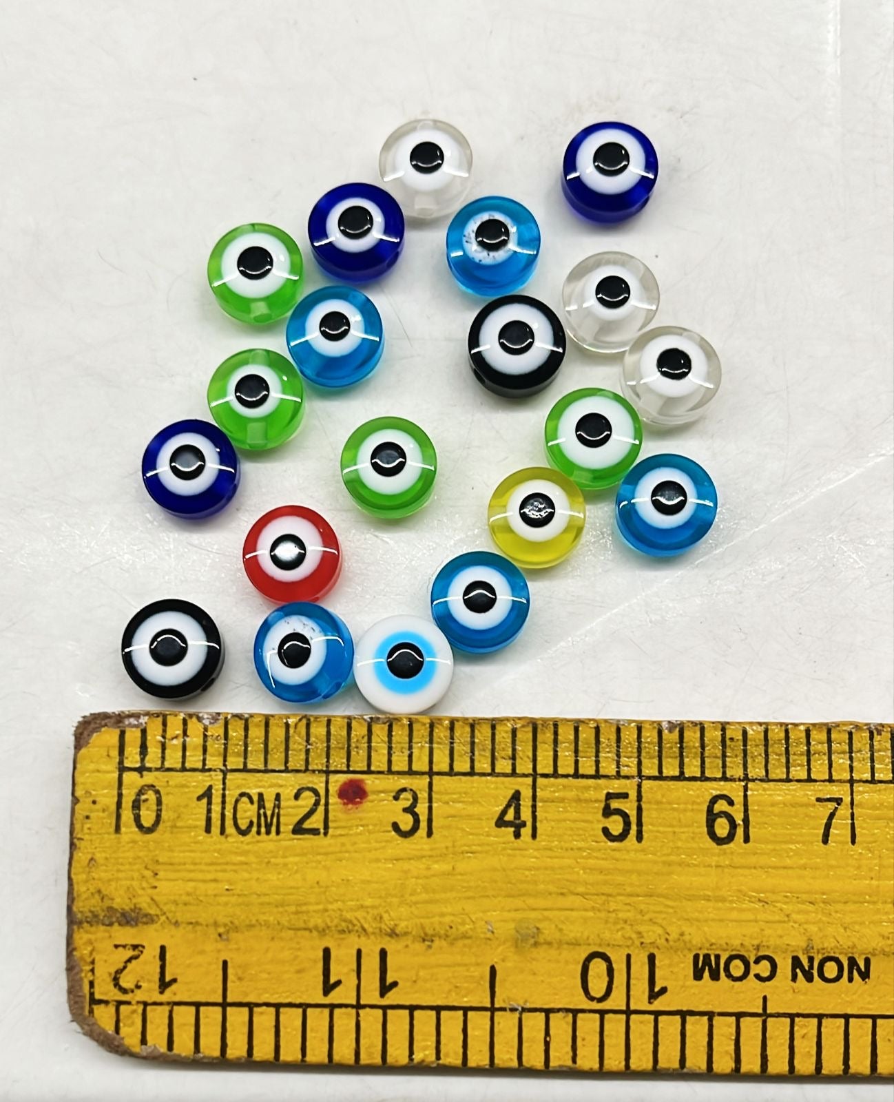 Evil Eye multicolor 8mm&10mm available beads-1pack