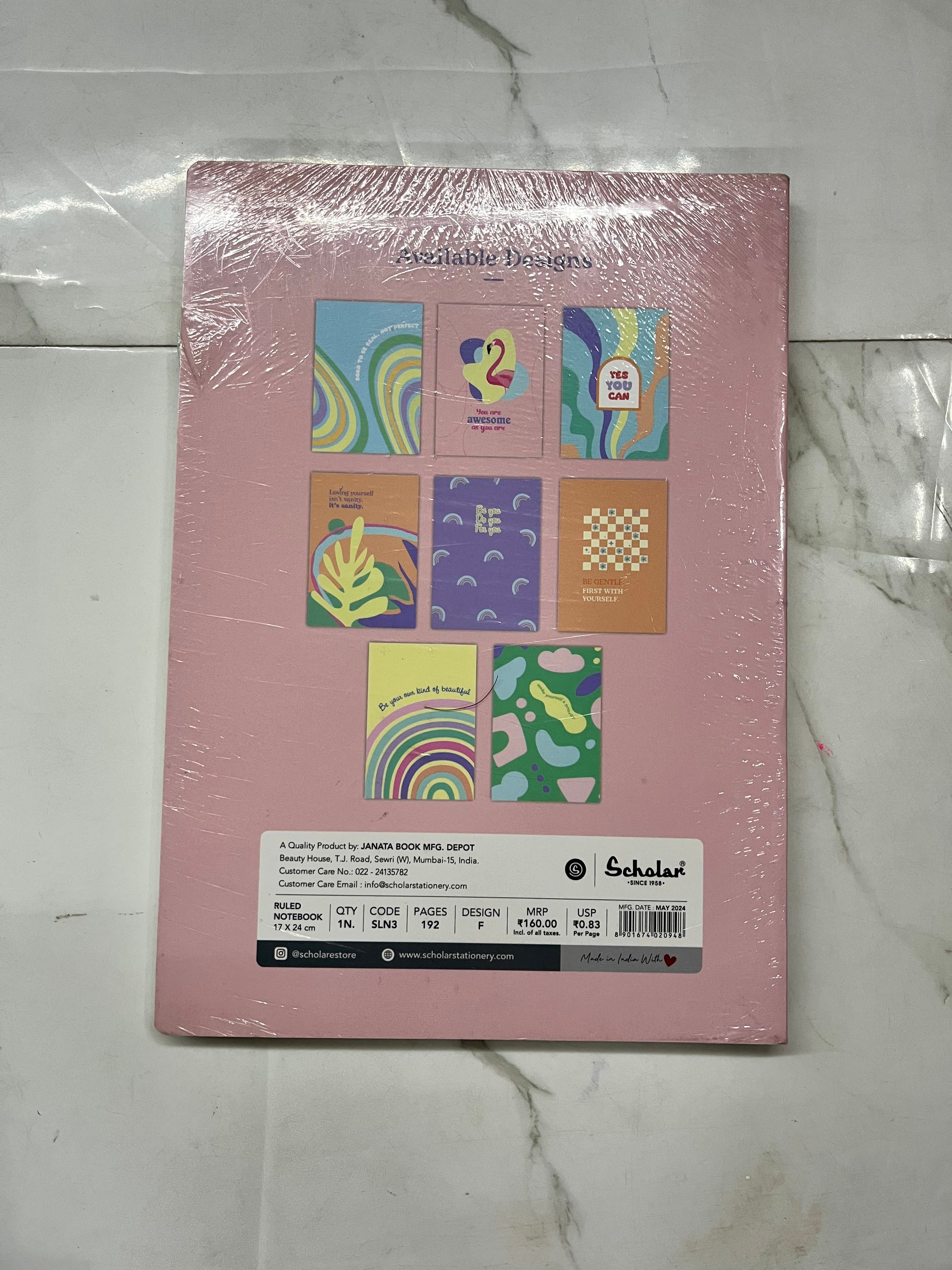 Scholar ruled notebook