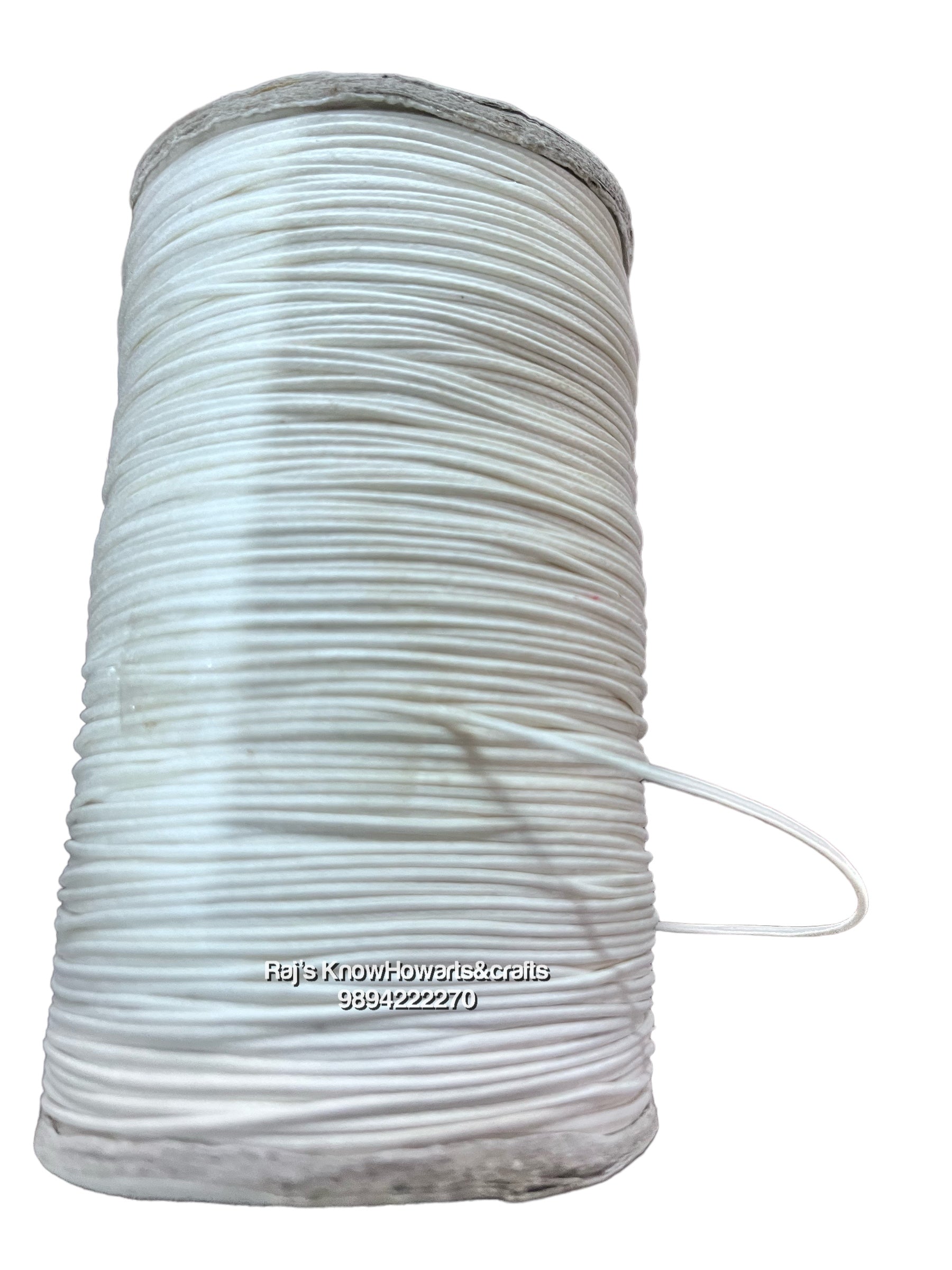 White wax Rope - 1meter