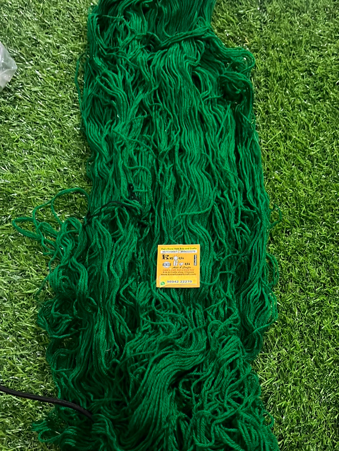 Green Woolen thread - 200g