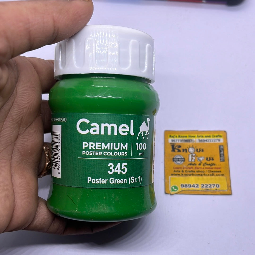 Camel premium poster colours poster green  100 ml