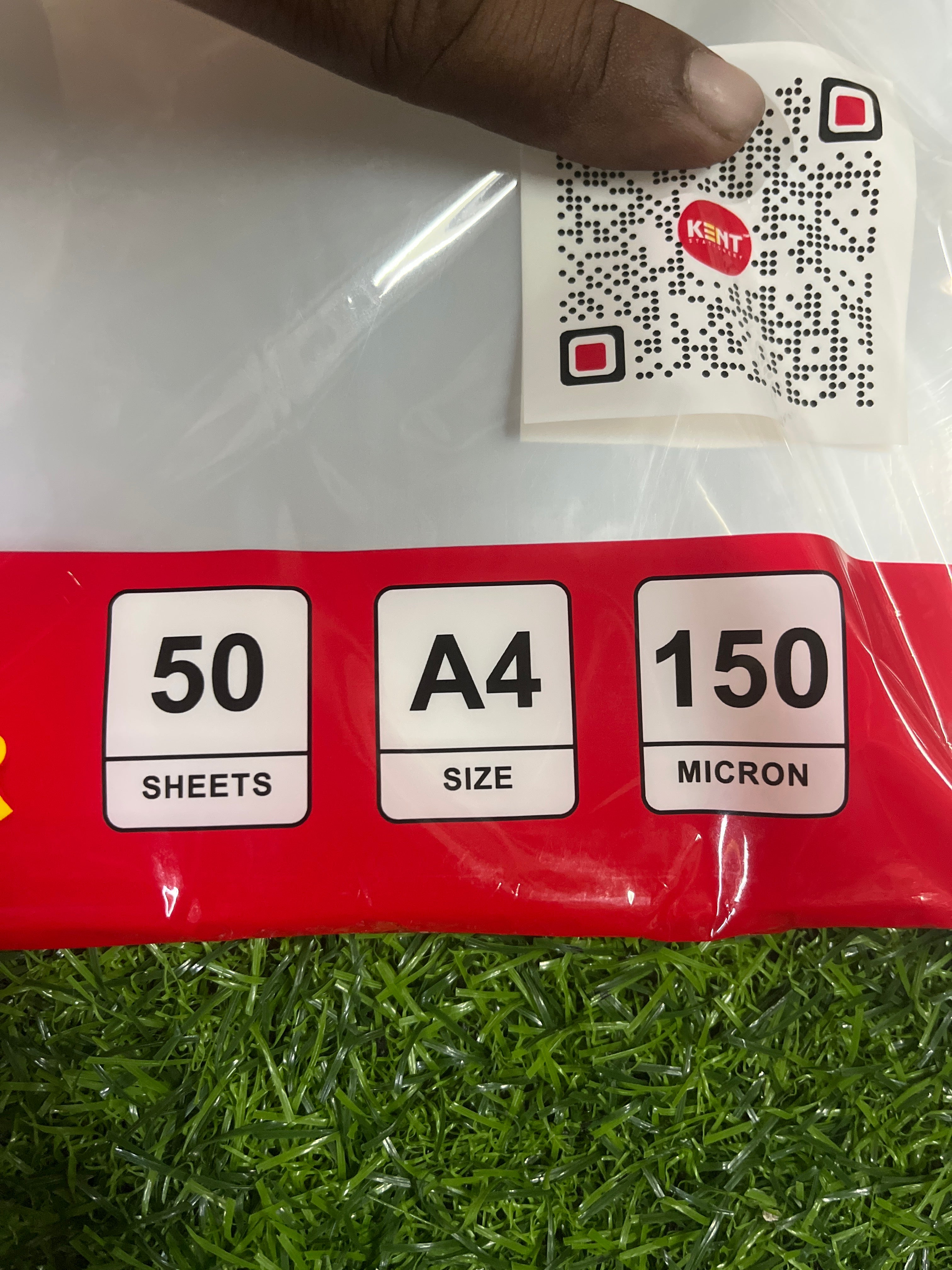 A4 size sheet protector 5 sheet pack