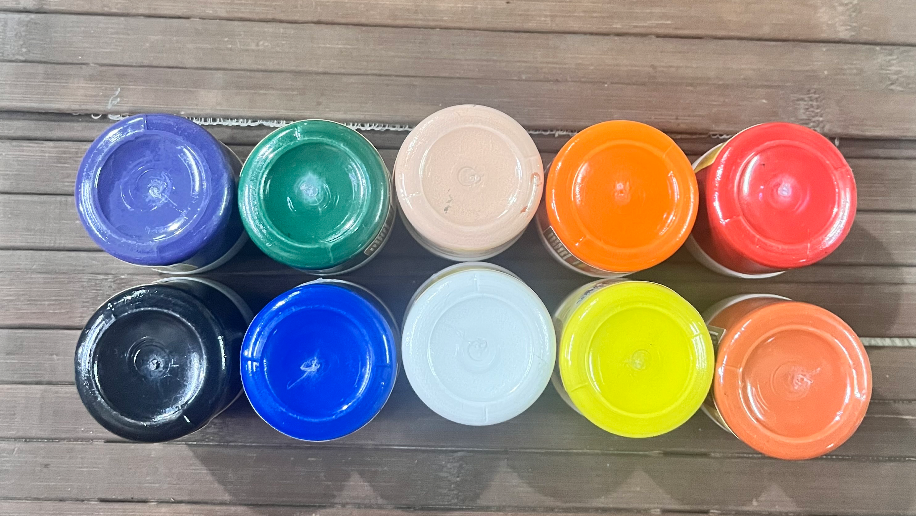 Flash Artists Acrylic colours 25ml - 10 colours