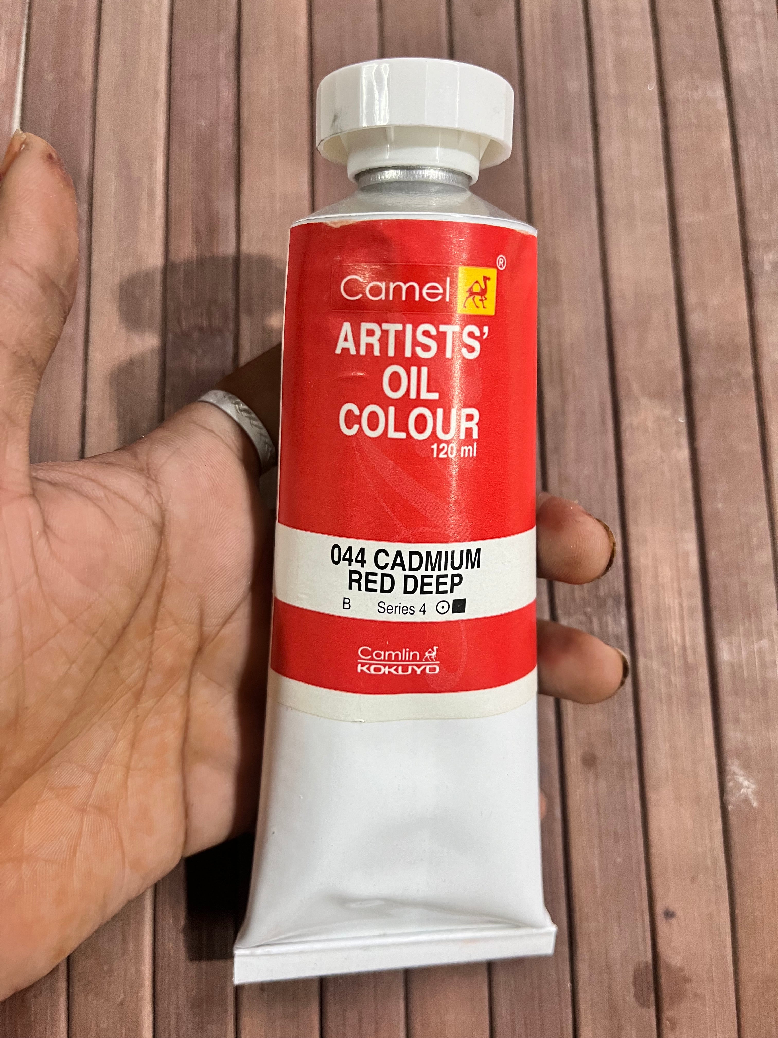 Artist Oil Colours 044 cadmium red deep - 120 ml- 1 tube