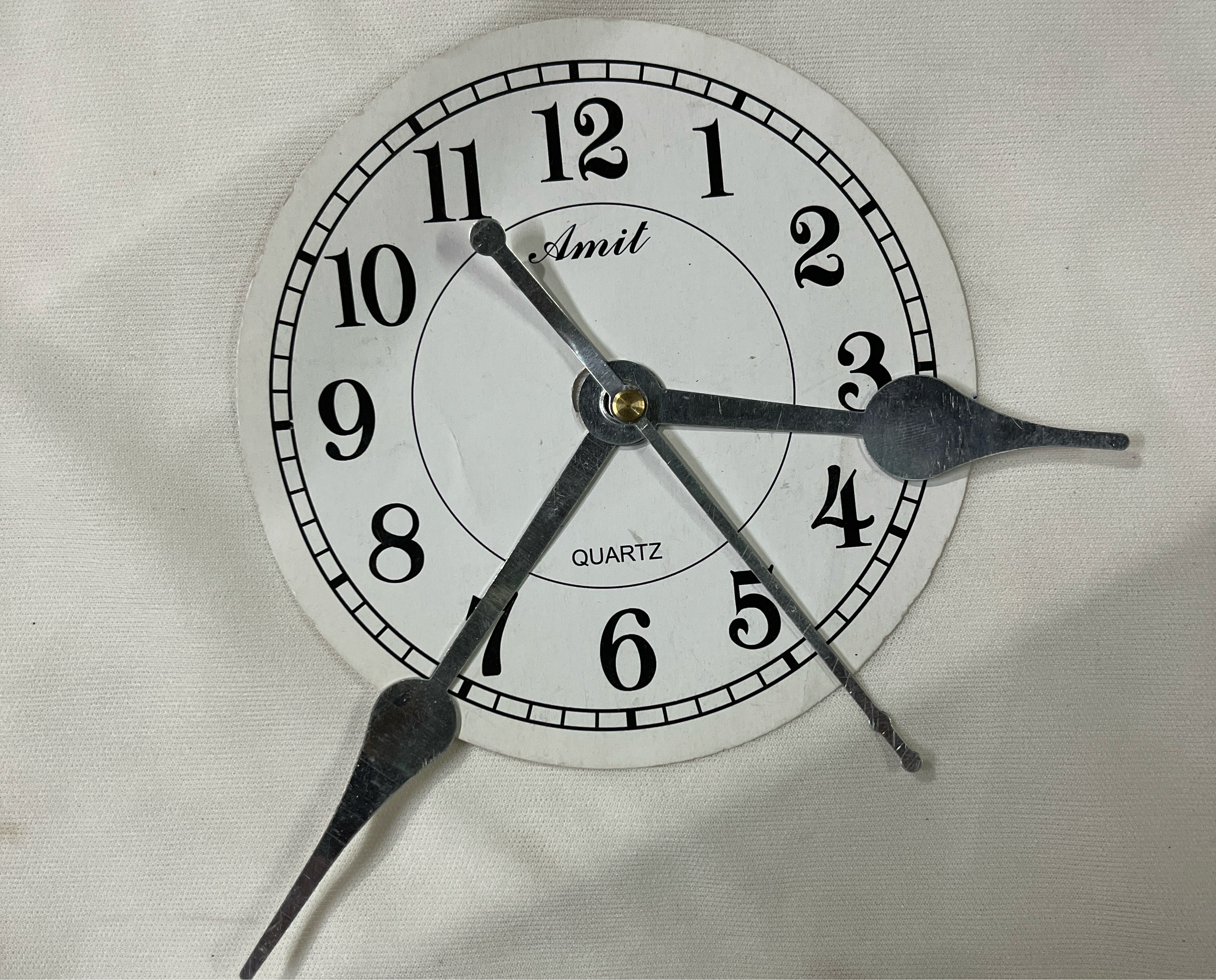 Premium Clock Handles silver - 1 pc