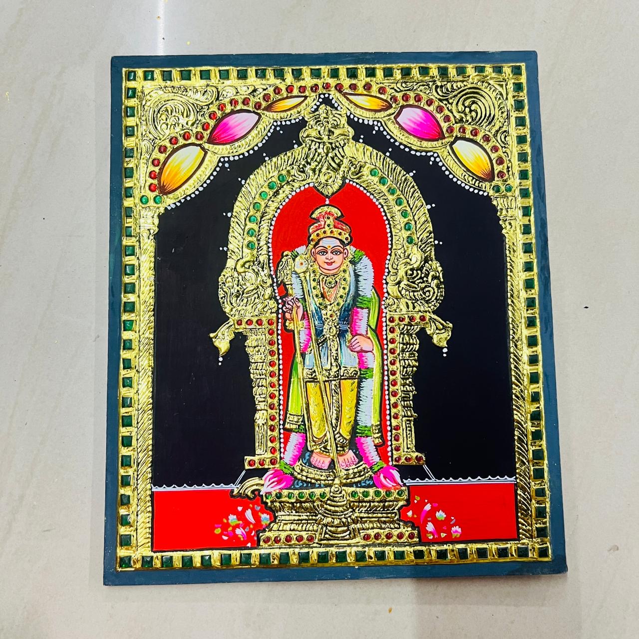 Raja Murugan Tanjore painting 10x12(15days delivery form payment date)1pack