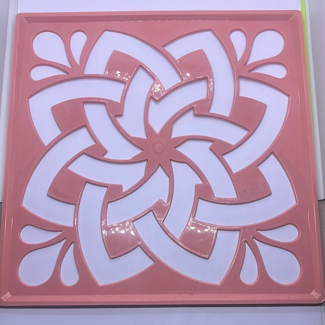 Rangoli stencil design 6 in 1