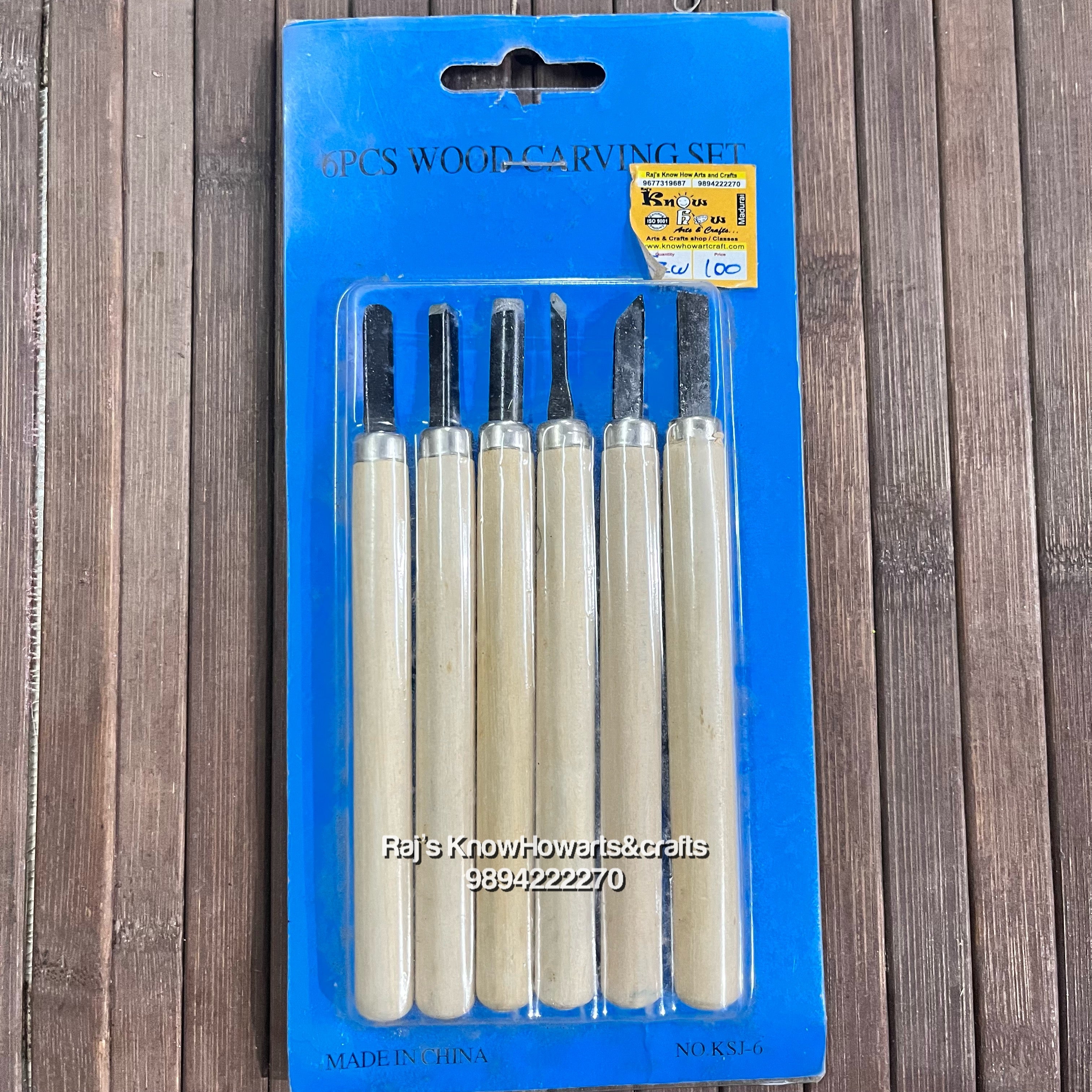 6  in 1 Wood Carving Tool set