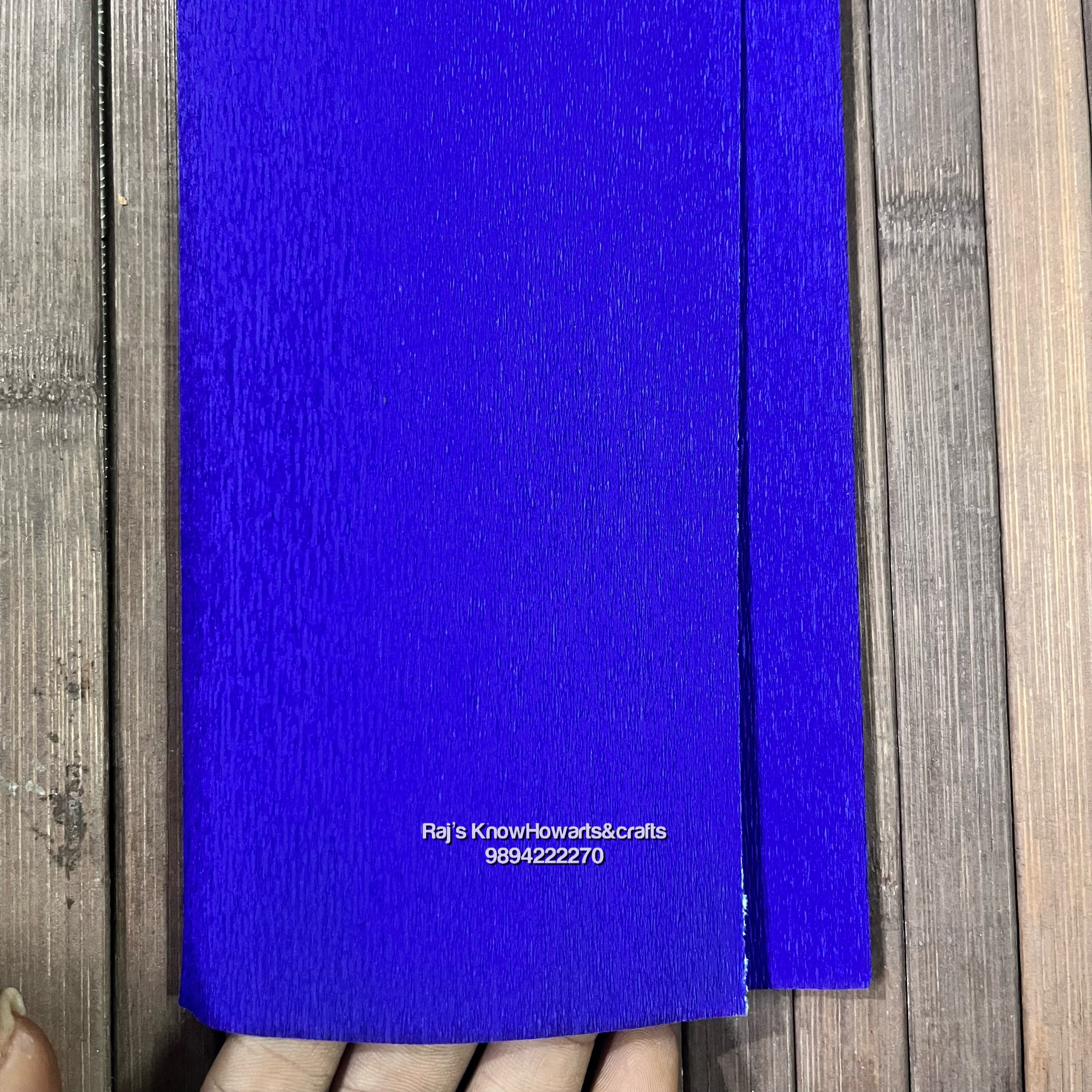 Royal blue Duplex paper