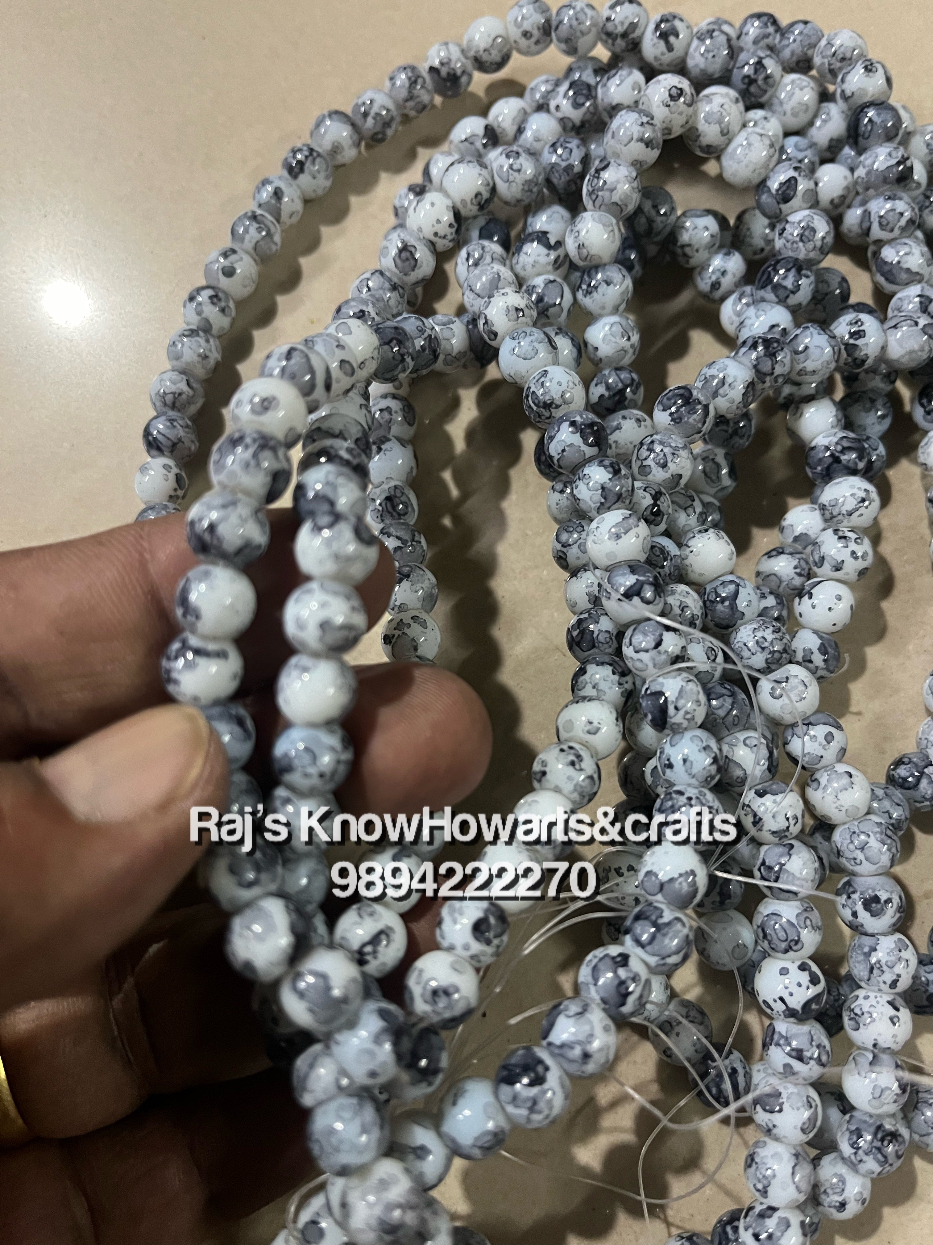 Marble beads - 15