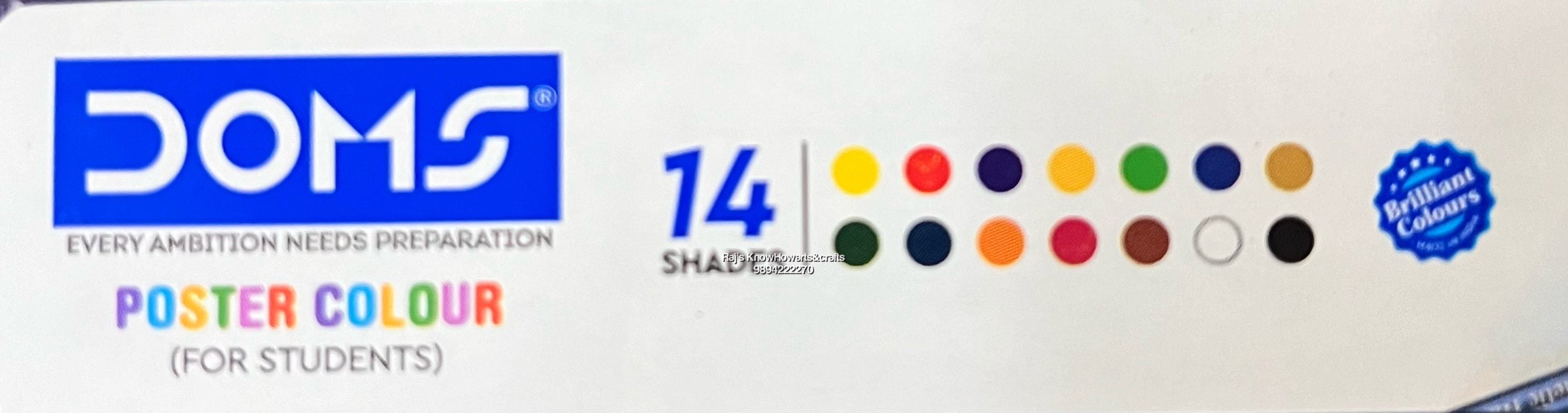 Doms Poster colour - 14 shades