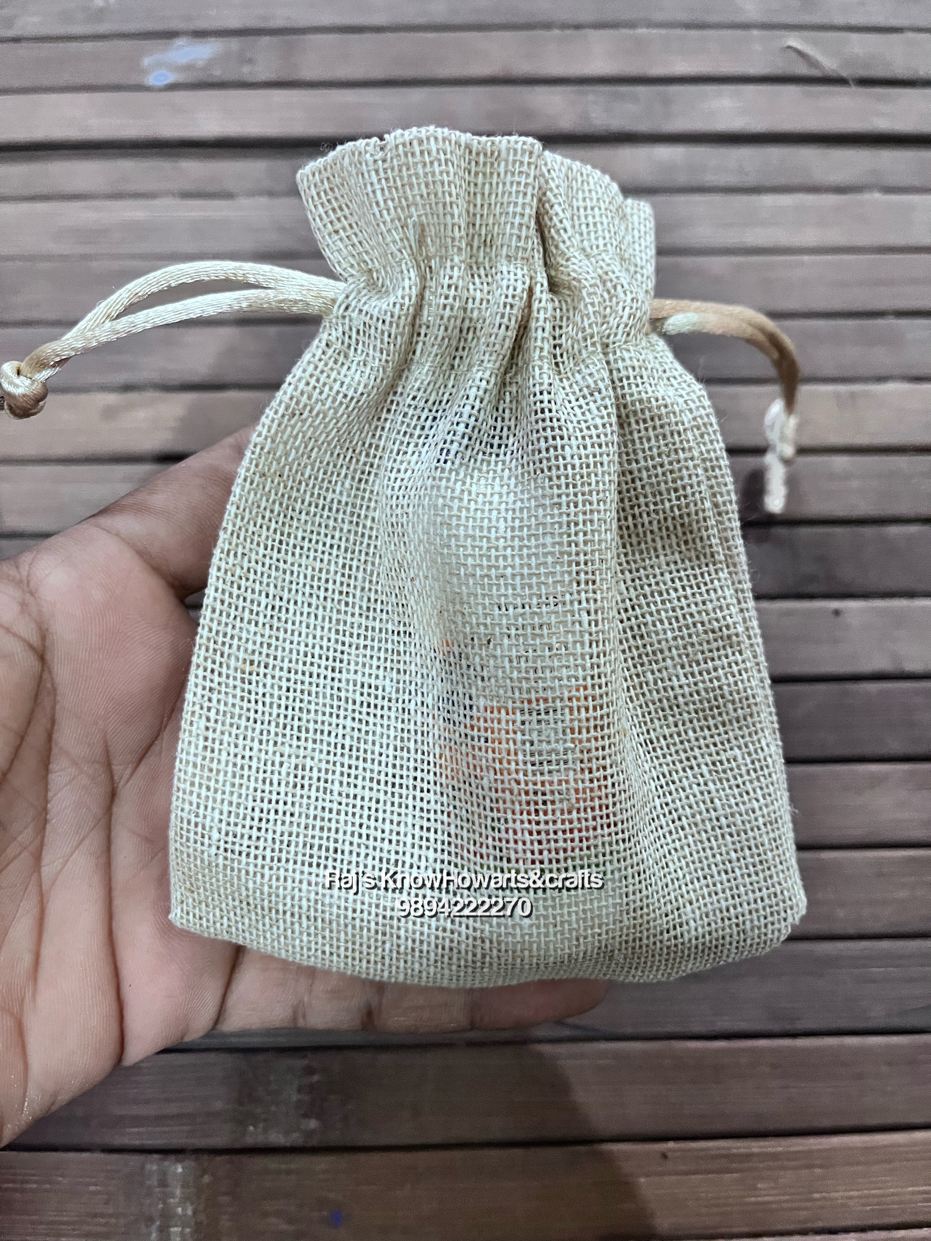 Jute potli 3x4inch