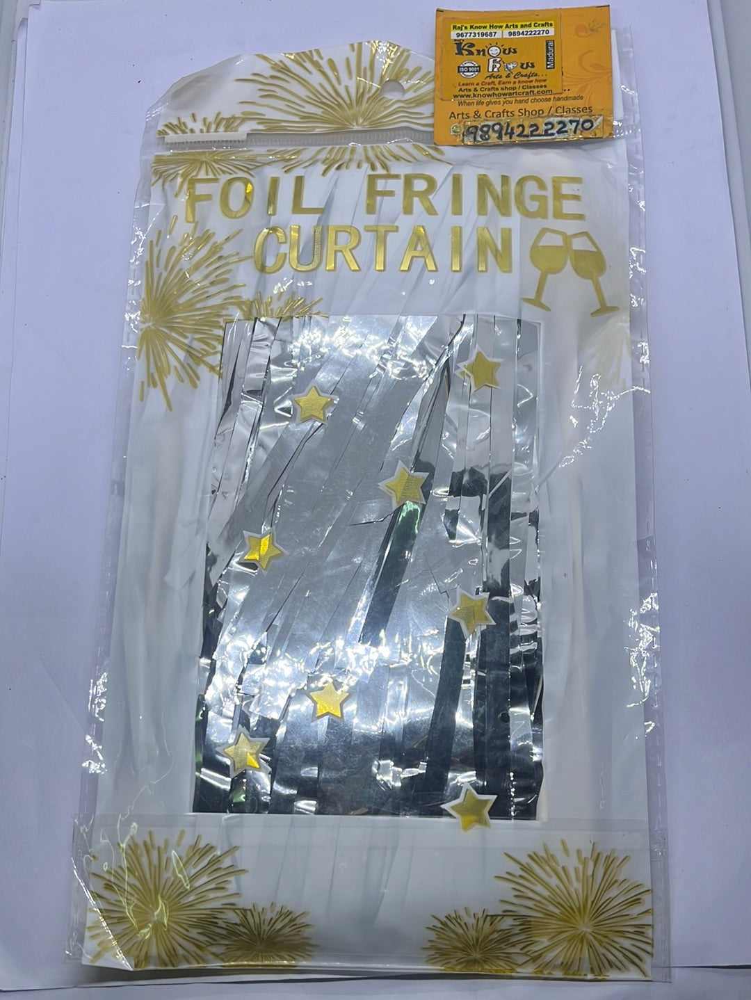 Polystar foil fringe curtain Matt finish  curtain color your party