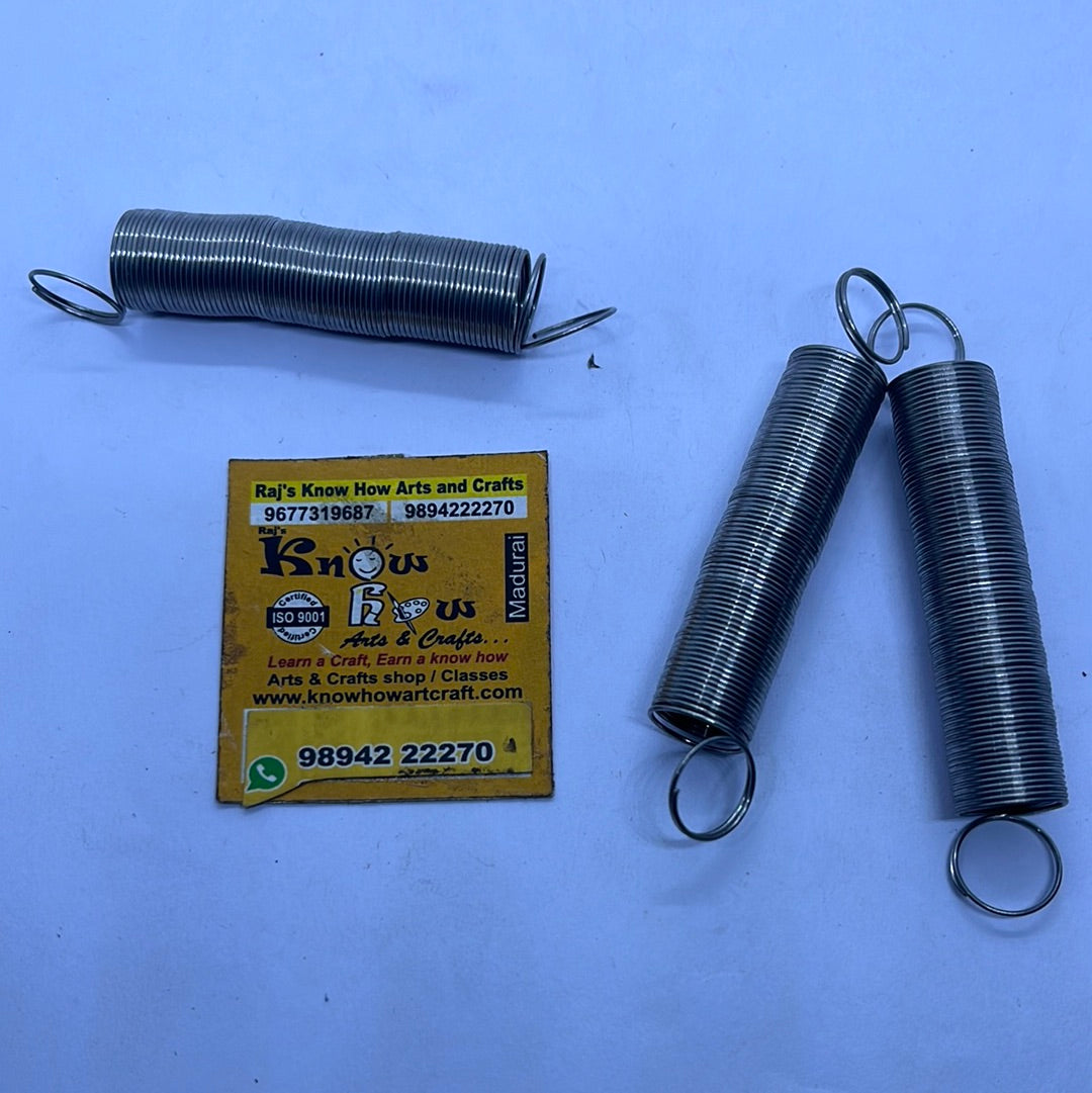 Metal Spring Two Metal spring stainless steel 2 pc in a pack – KnowHowArtCraft