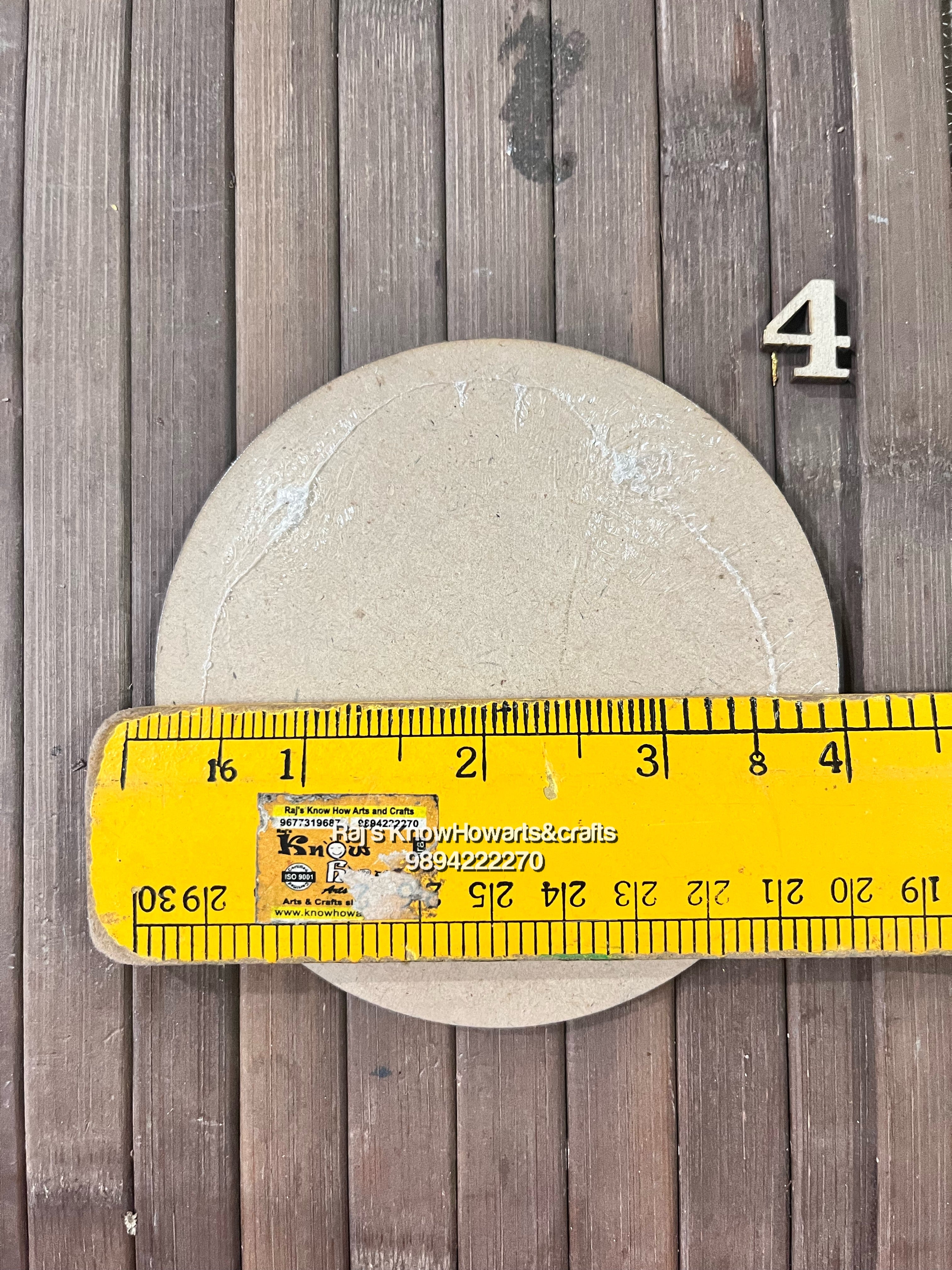 Mdf CIRCLE 4 inch-MDFC4