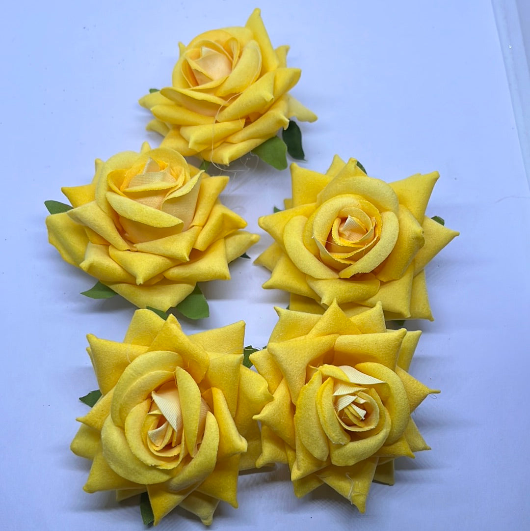 Yellow beautiful big  flower in 10 piece