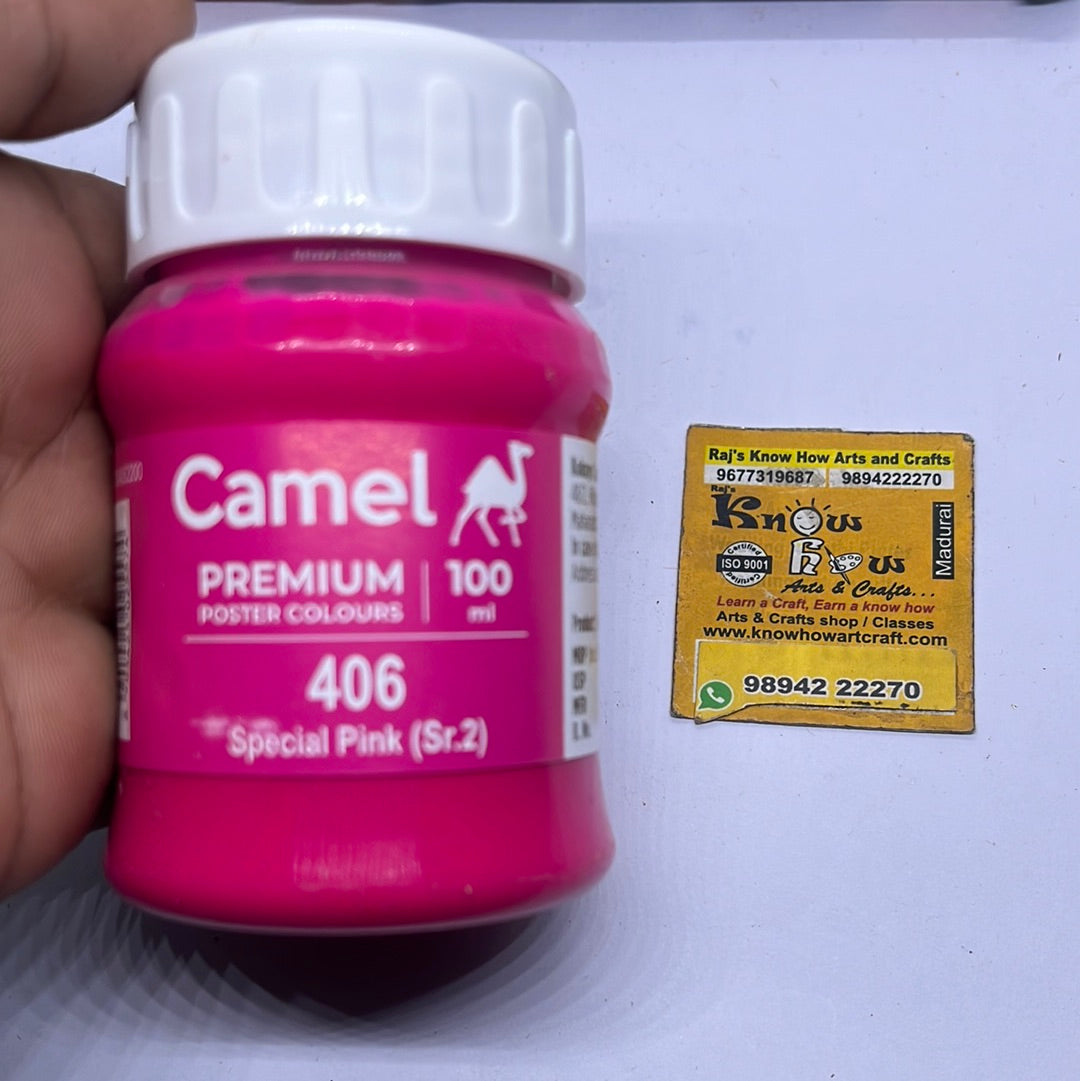 Camel premium poster colours special pink 100 ml