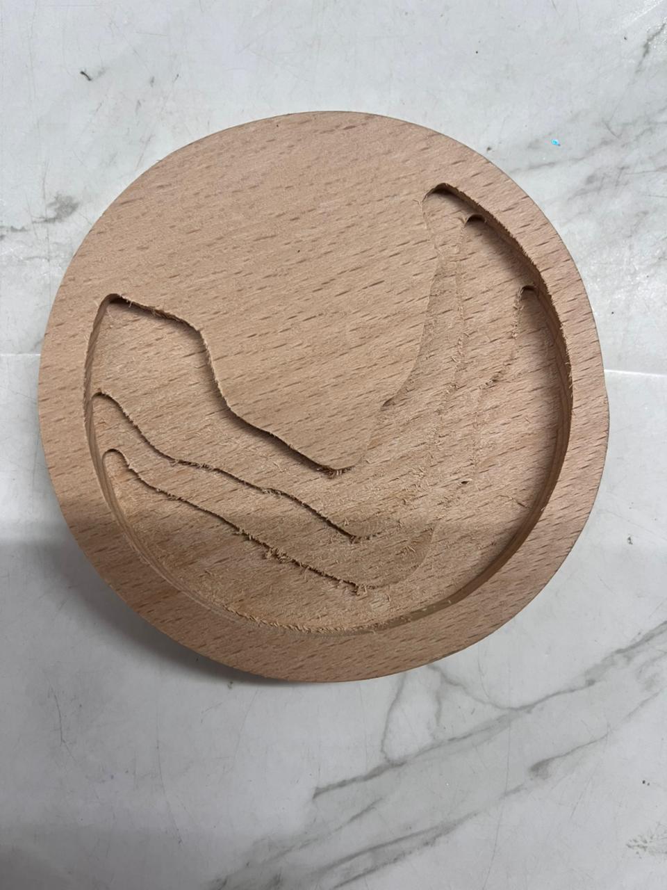 3d Wooden tea coaster-3DWTC (Assorted 2 piece )