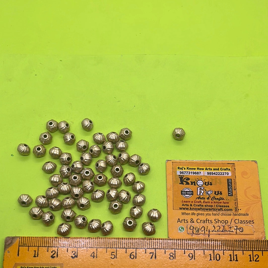 5mm silver round beads more than 25pc 2